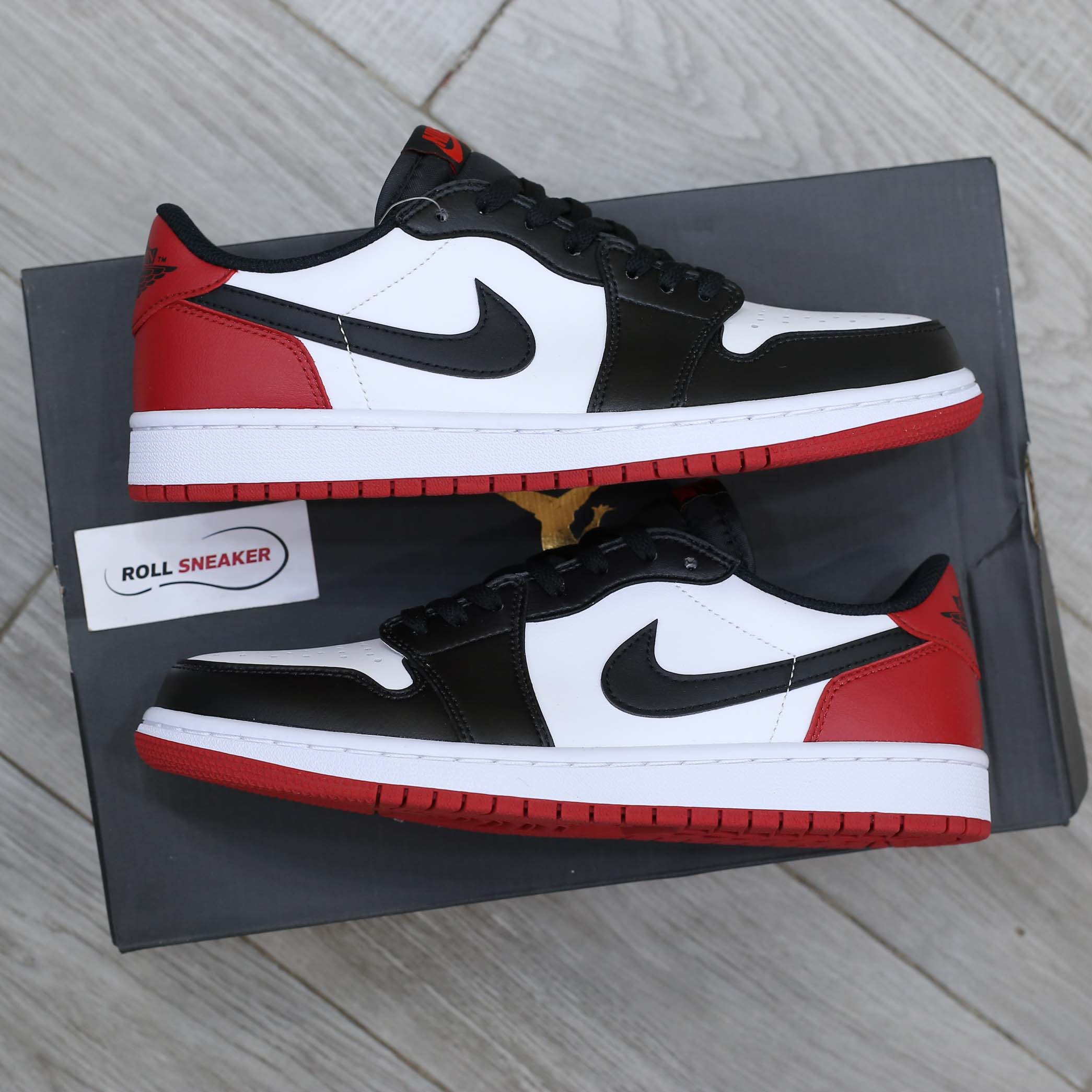 Giày Nike Air Jordan 1 Low OG ‘Black Toe’ Like Auth