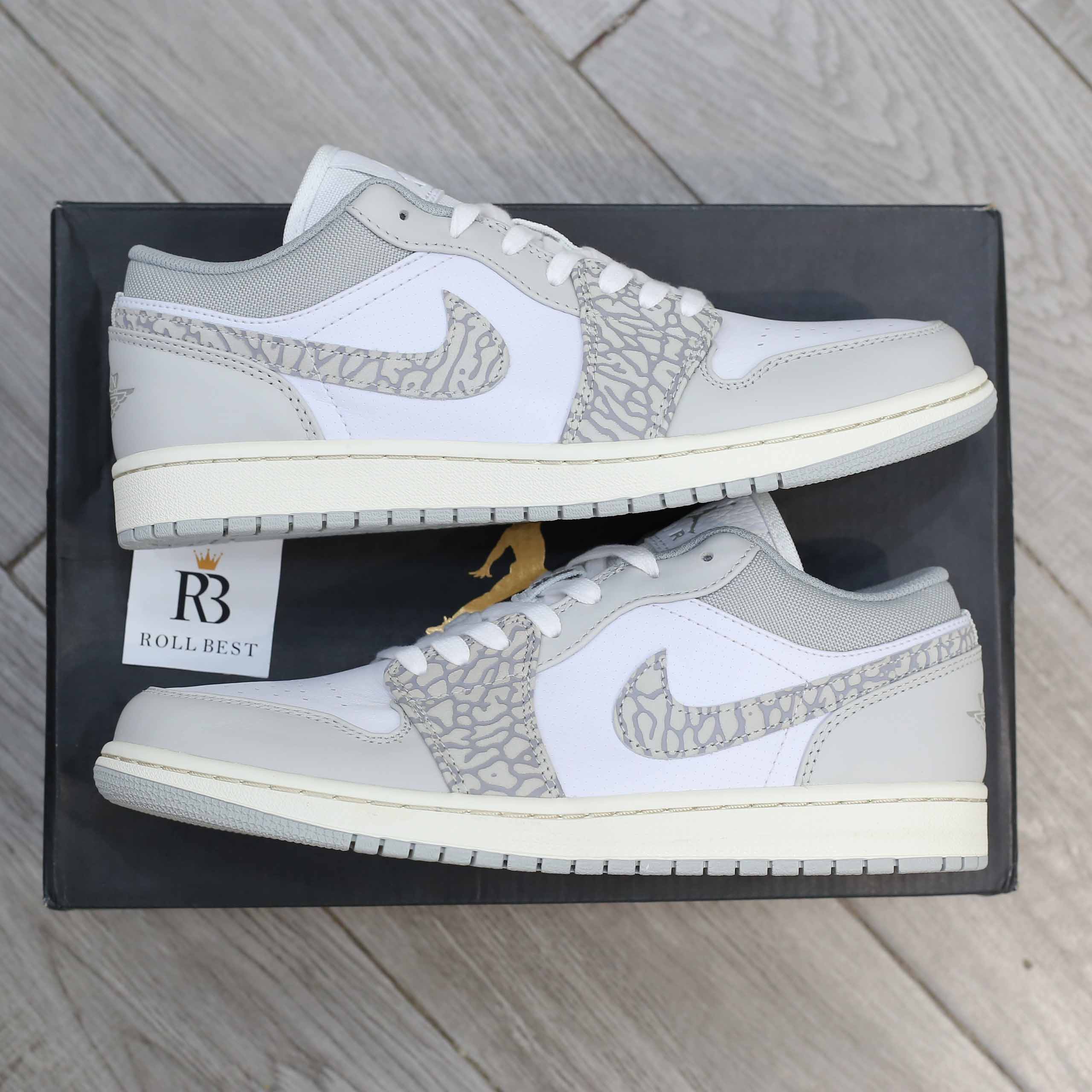 Giày Nike Air Jordan 1 Low Premium ‘Elephant Print’ Best Quality