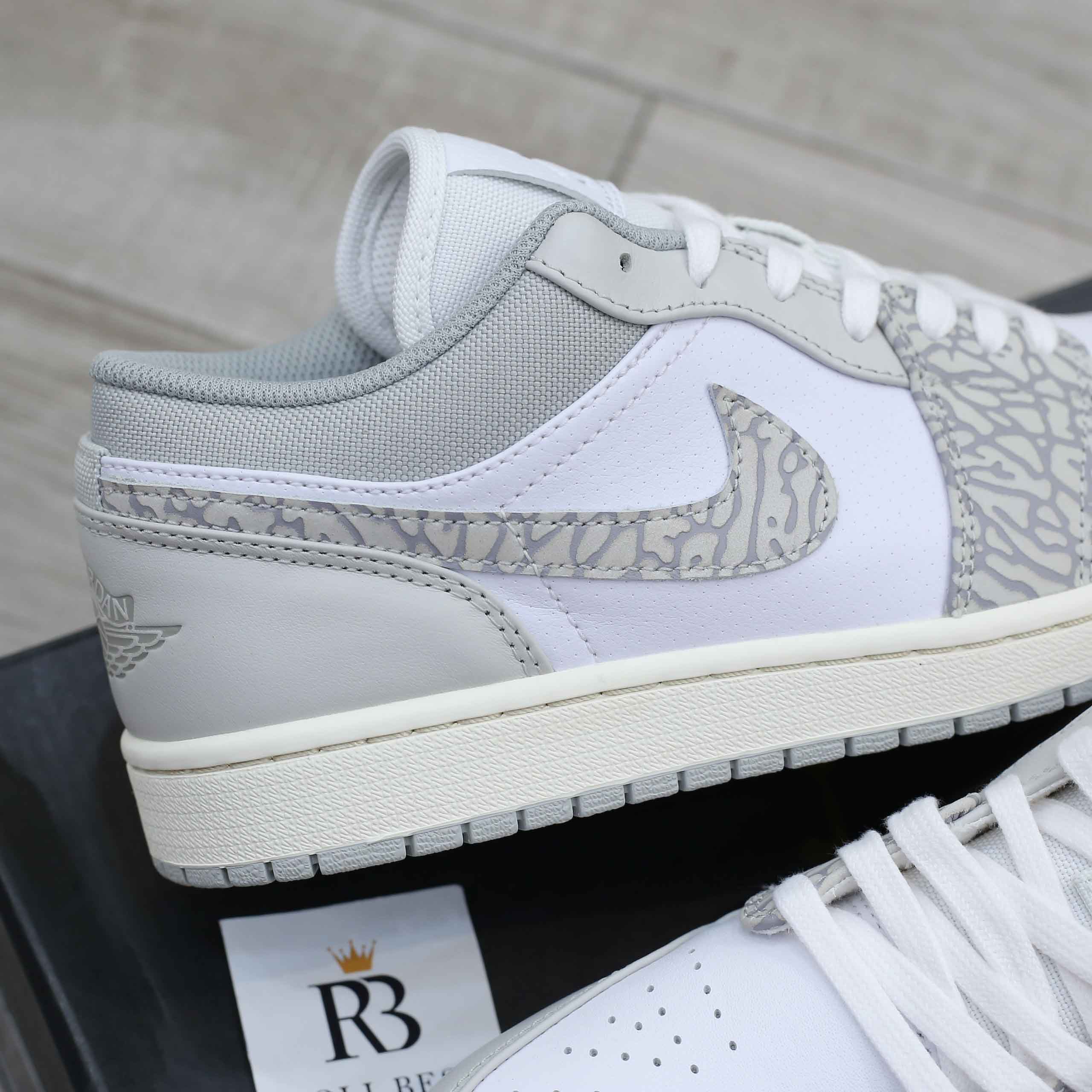Giày Nike Air Jordan 1 Low Premium ‘Elephant Print’ Best Quality
