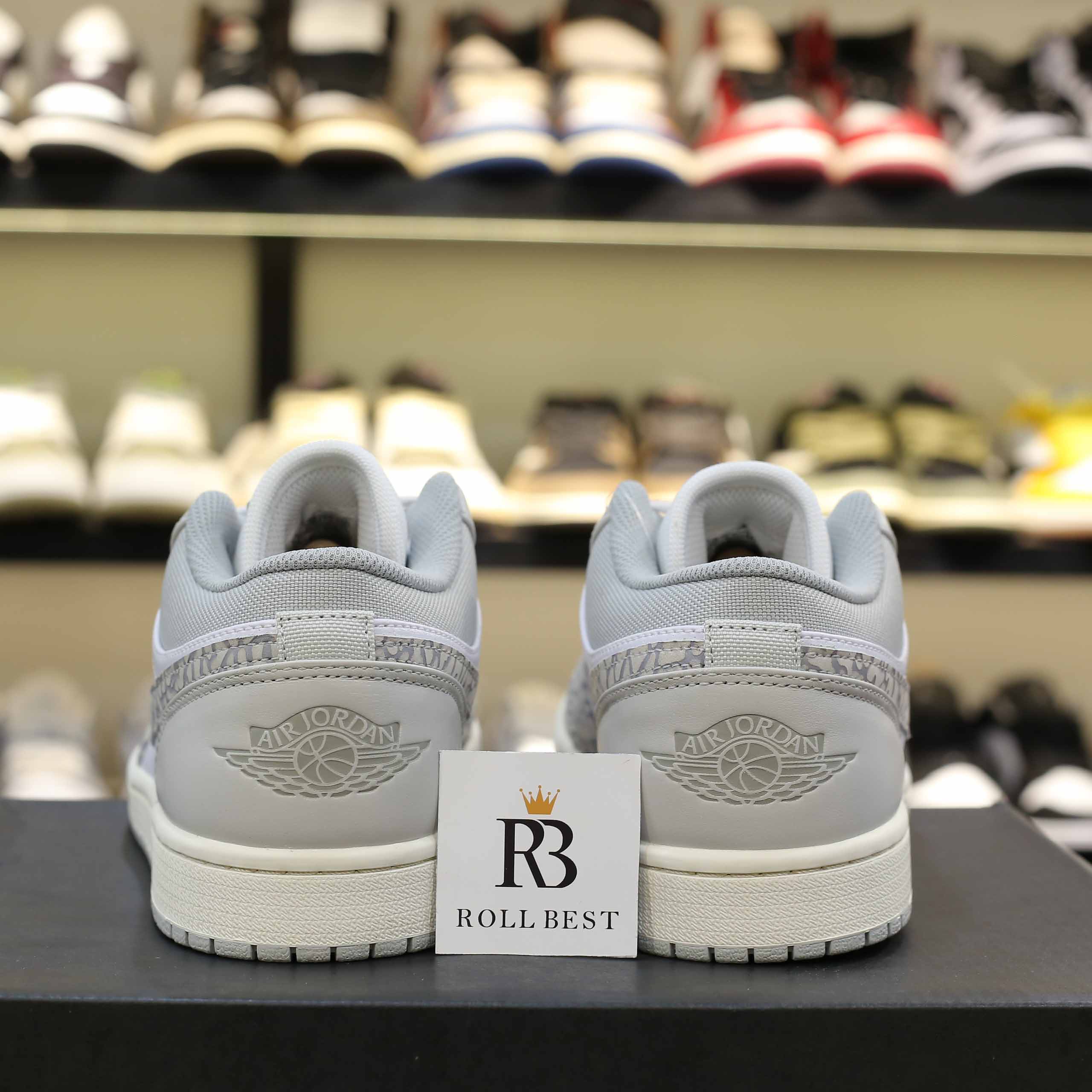 Giày Nike Air Jordan 1 Low Premium ‘Elephant Print’ Best Quality