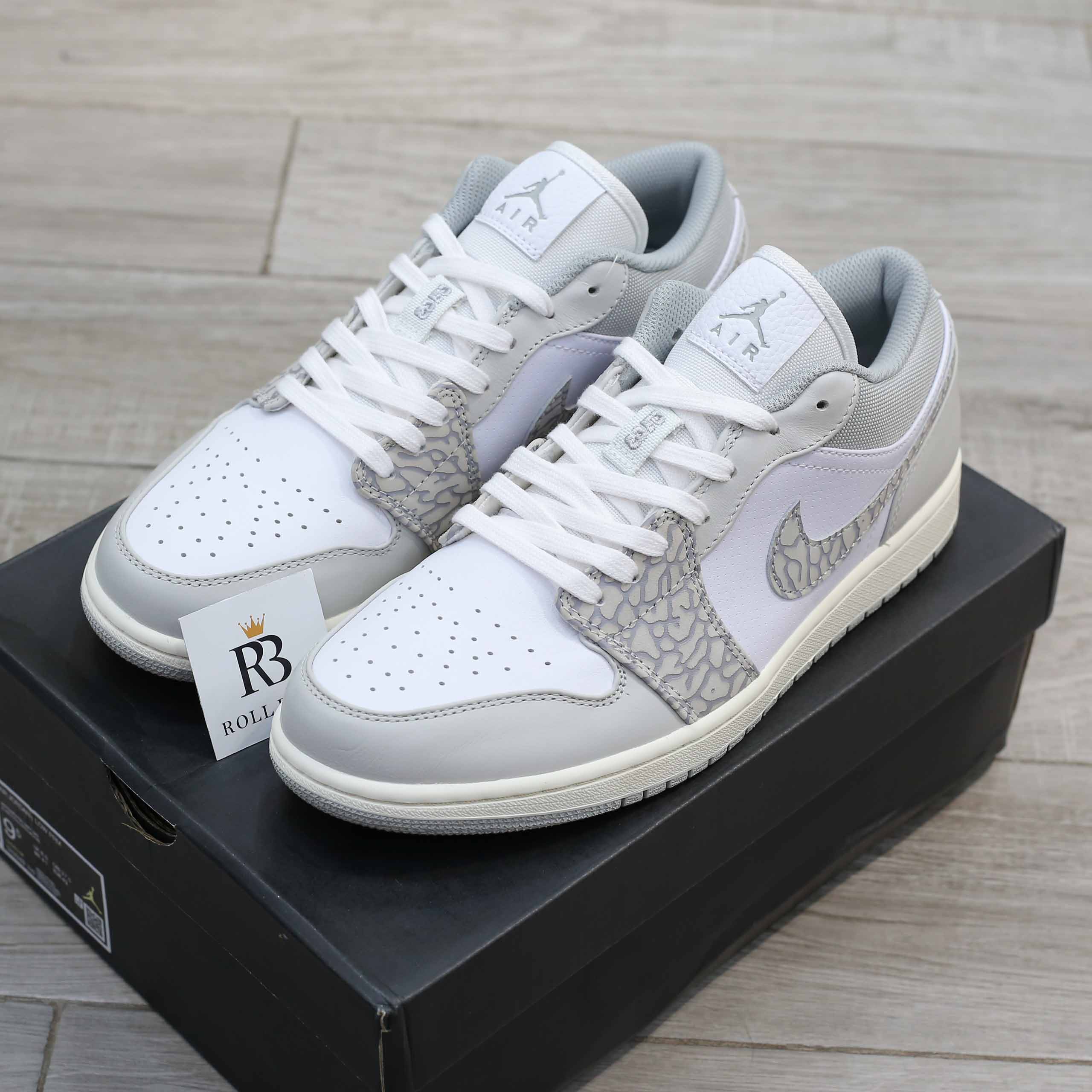 Giày Nike Air Jordan 1 Low Premium ‘Elephant Print’ Best Quality