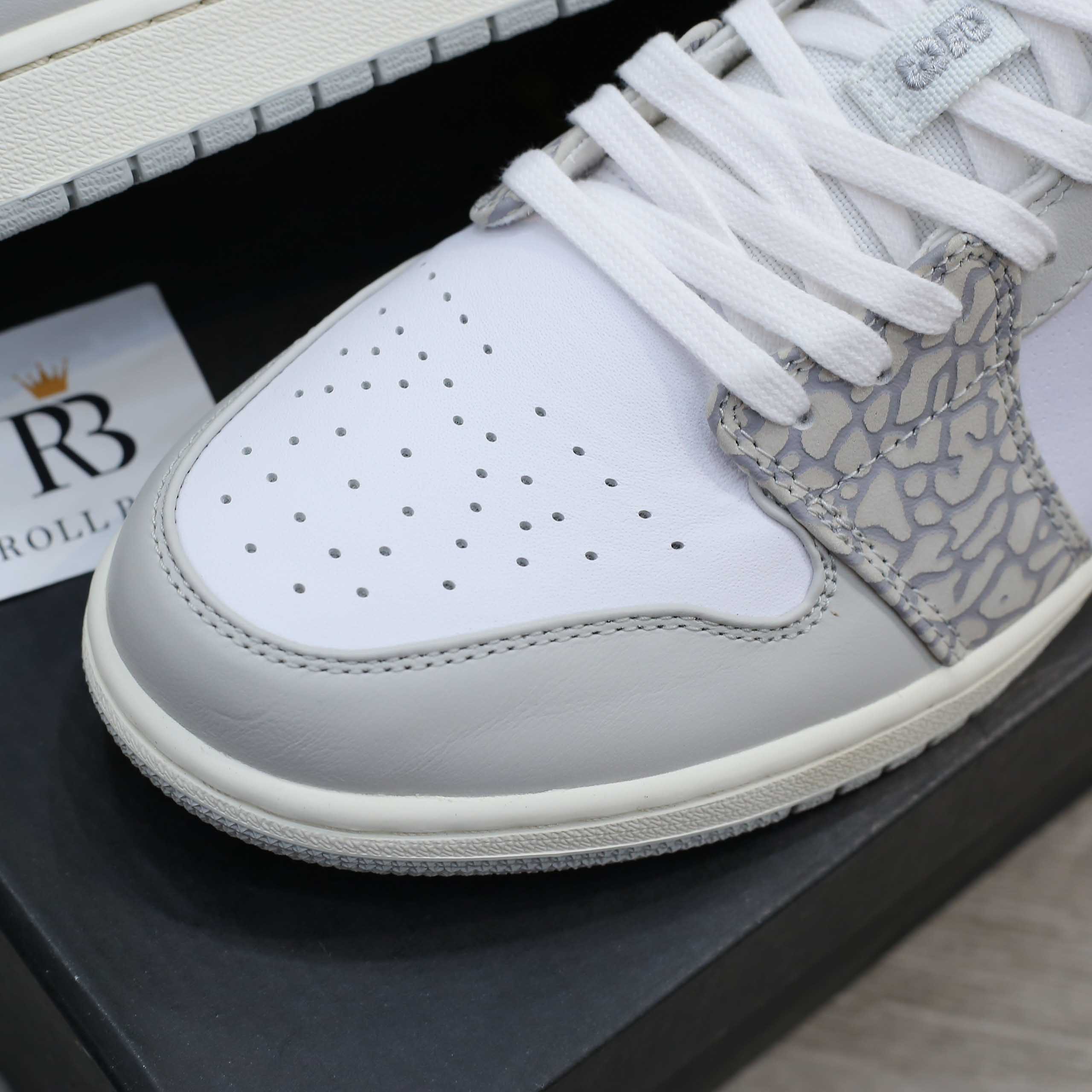 Giày Nike Air Jordan 1 Low Premium ‘Elephant Print’ Best Quality