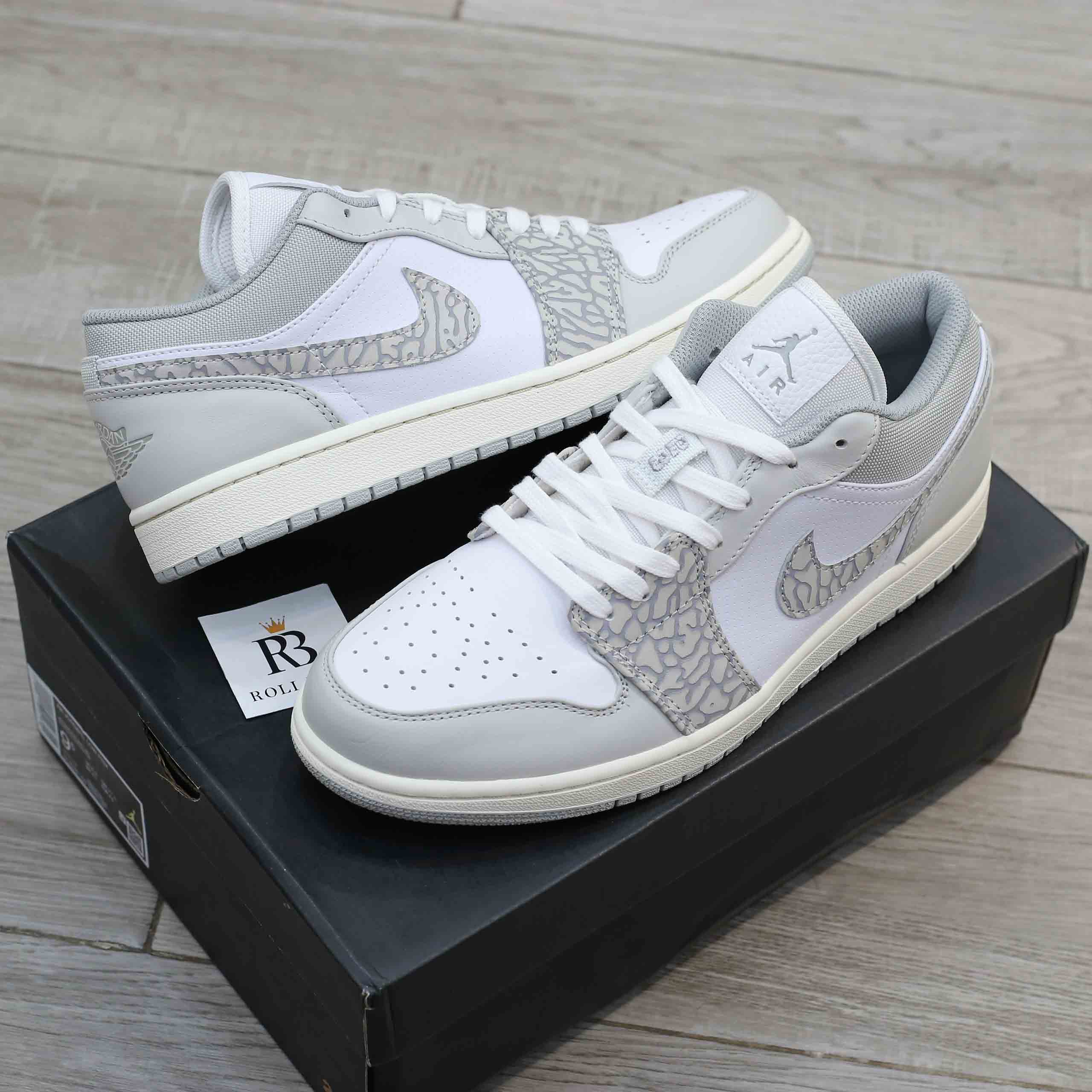 Giày Nike Air Jordan 1 Low Premium ‘Elephant Print’ Best Quality