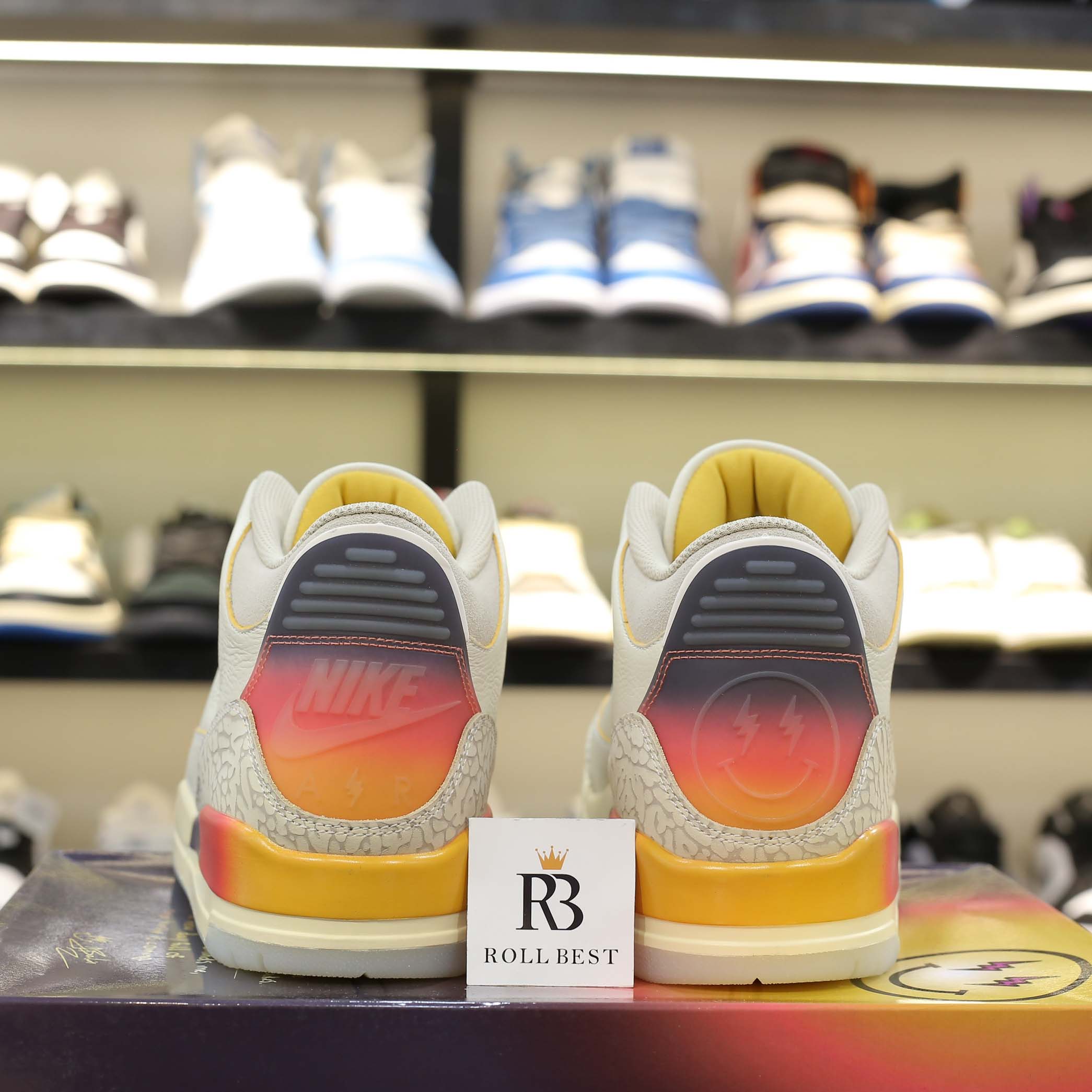 Giày Nike Air Jordan 3 x J Balvin ‘Medellín Sunset’ Best Quality