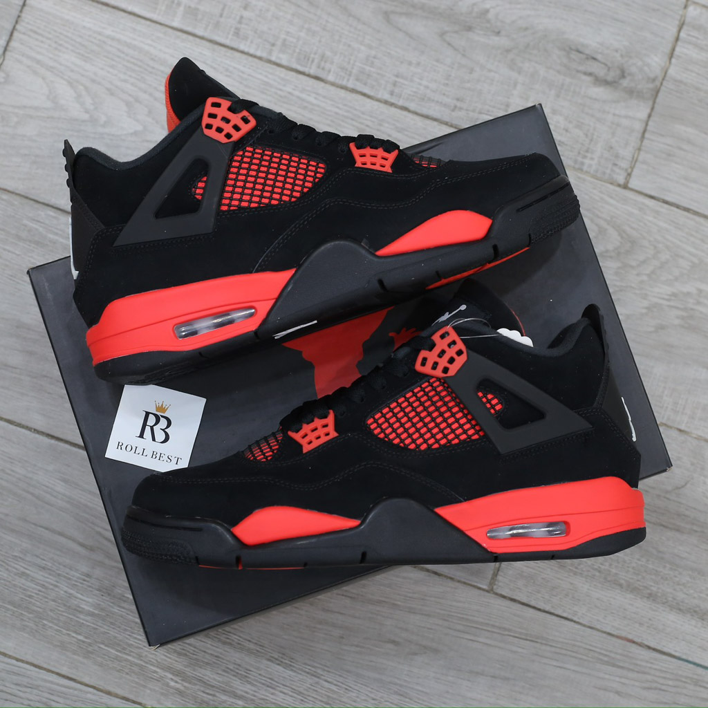 Giày Nike Air Jordan 4 ‘Red Thunder’ Best Quality