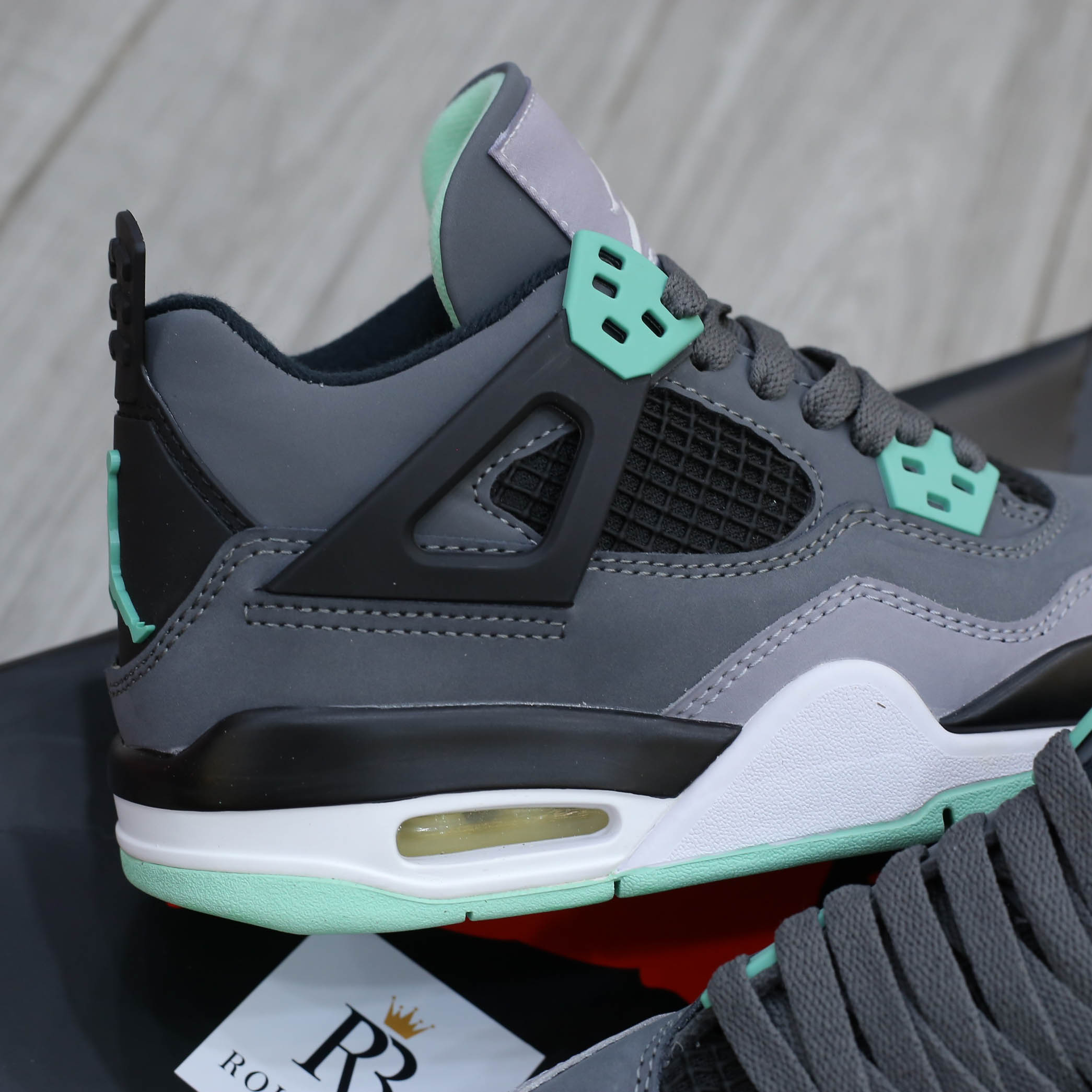 Giày Nike Air Jordan 4 Retro Green Glow Best Quality