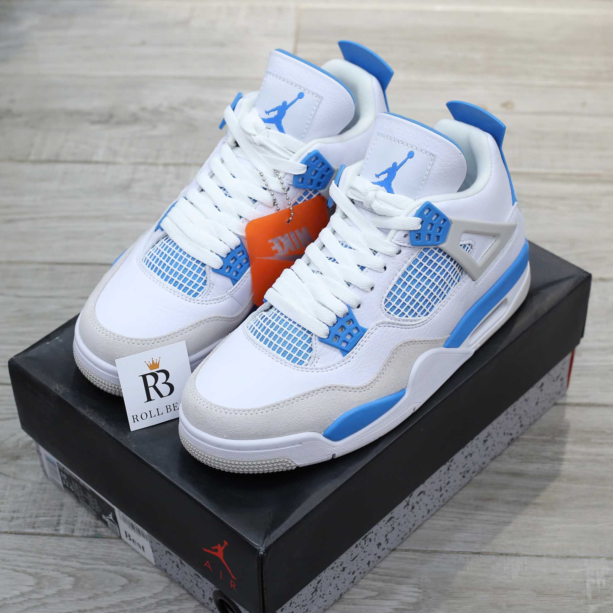 Giày Nike Air Jordan 4 Retro ‘Military Blue’ Best Quality