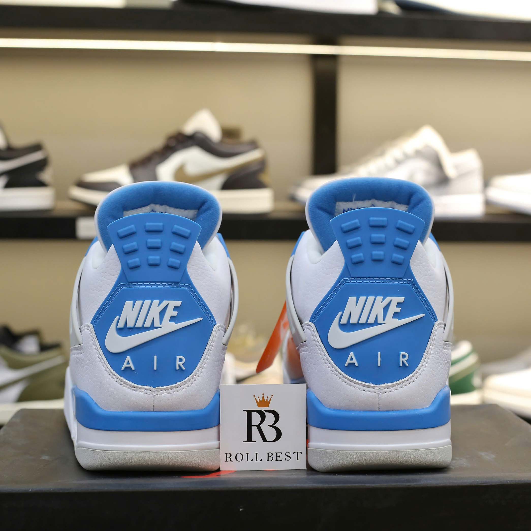 Giày Nike Air Jordan 4 Retro ‘Military Blue’ Best Quality