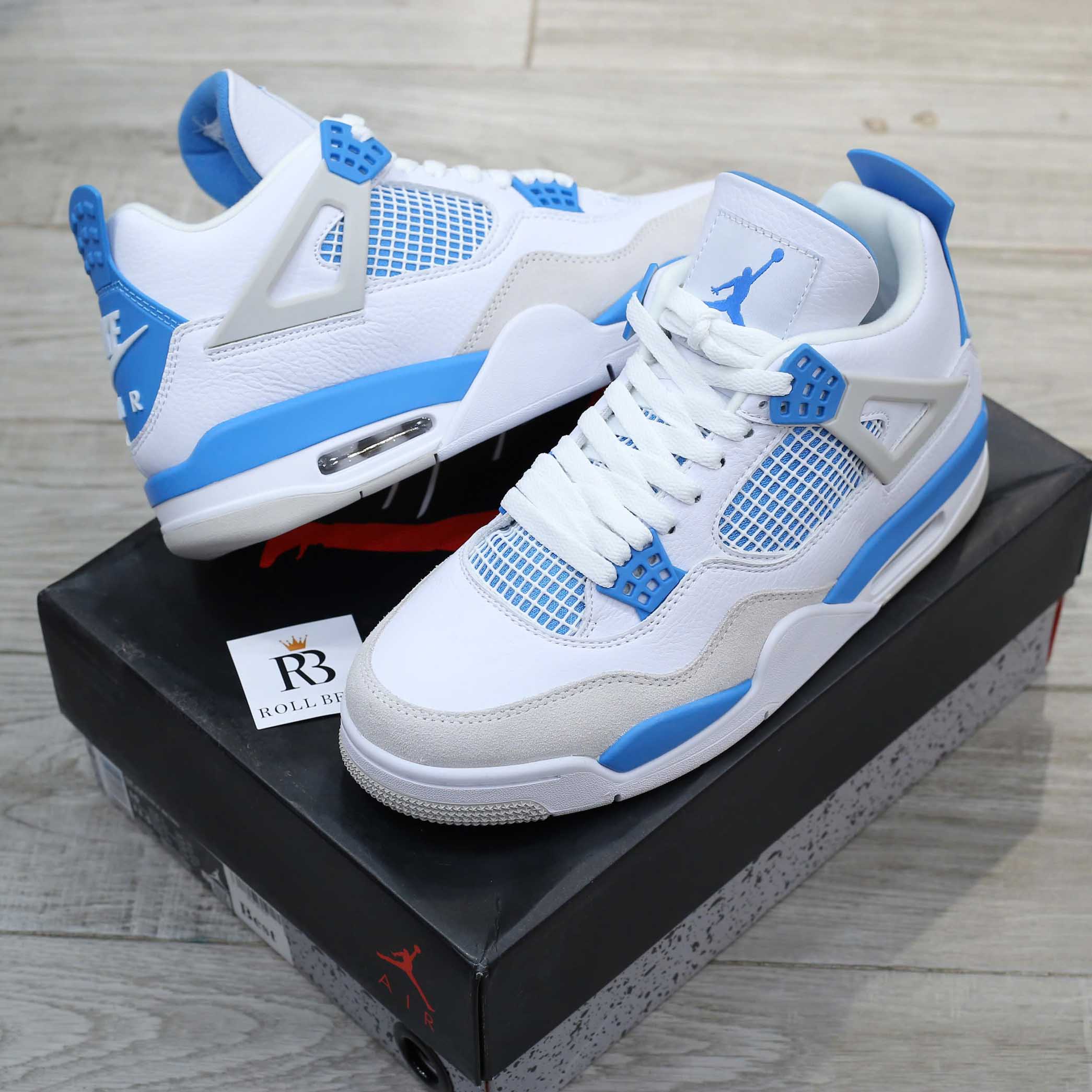 Giày Nike Air Jordan 4 Retro ‘Military Blue’ Best Quality