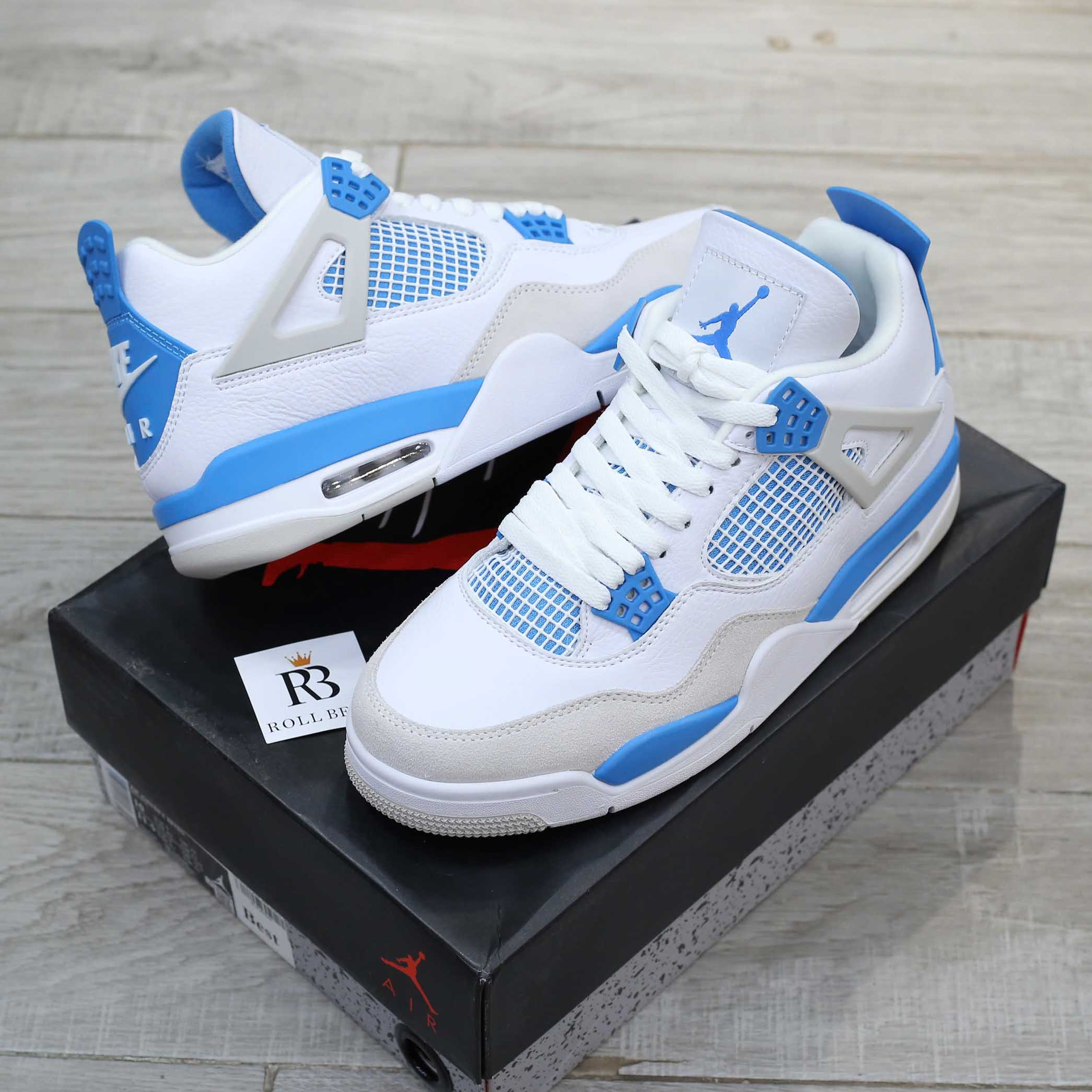 Giày Nike Air Jordan 4 Retro ‘Military Blue’ Best Quality