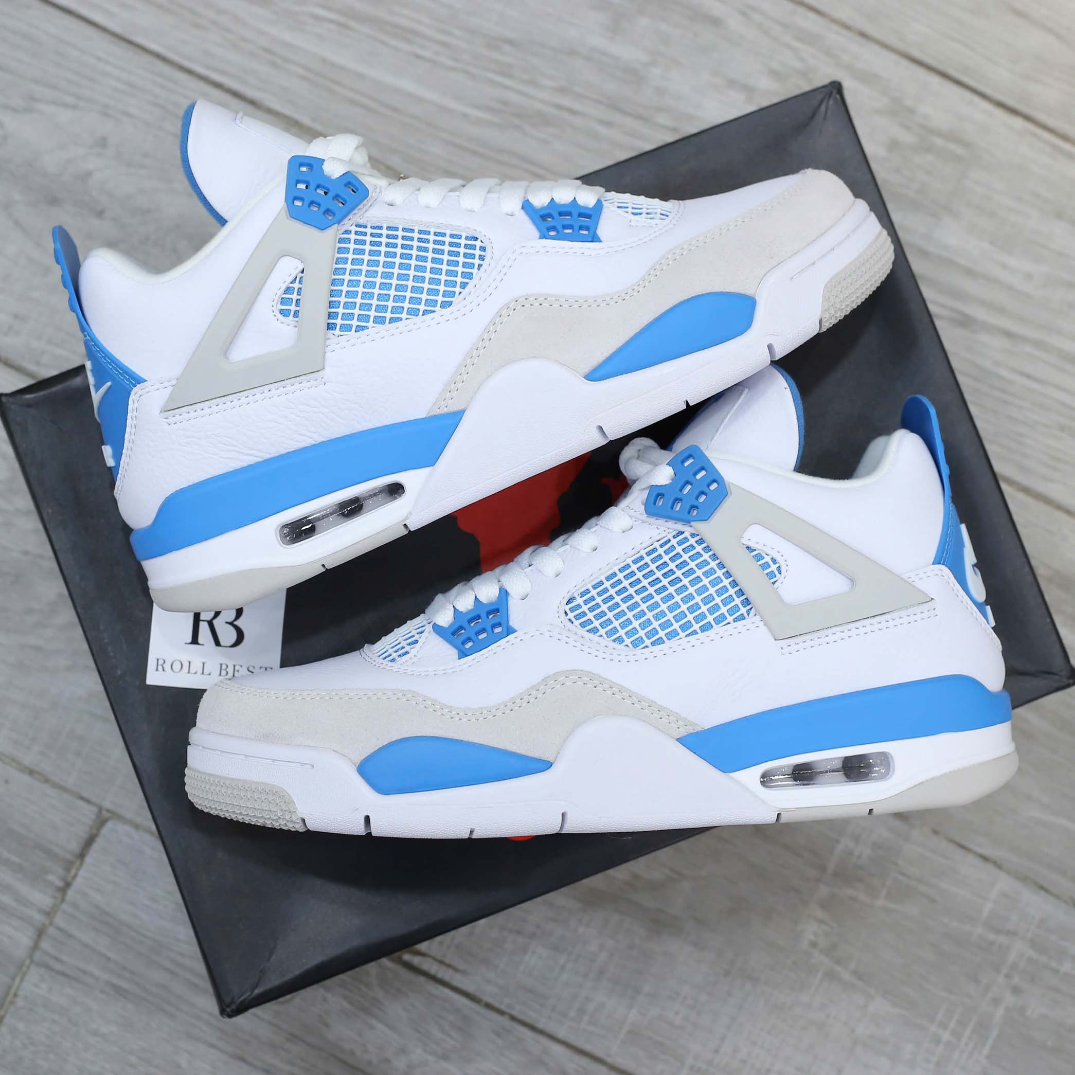 Giày Nike Air Jordan 4 Retro ‘Military Blue’ Best Quality
