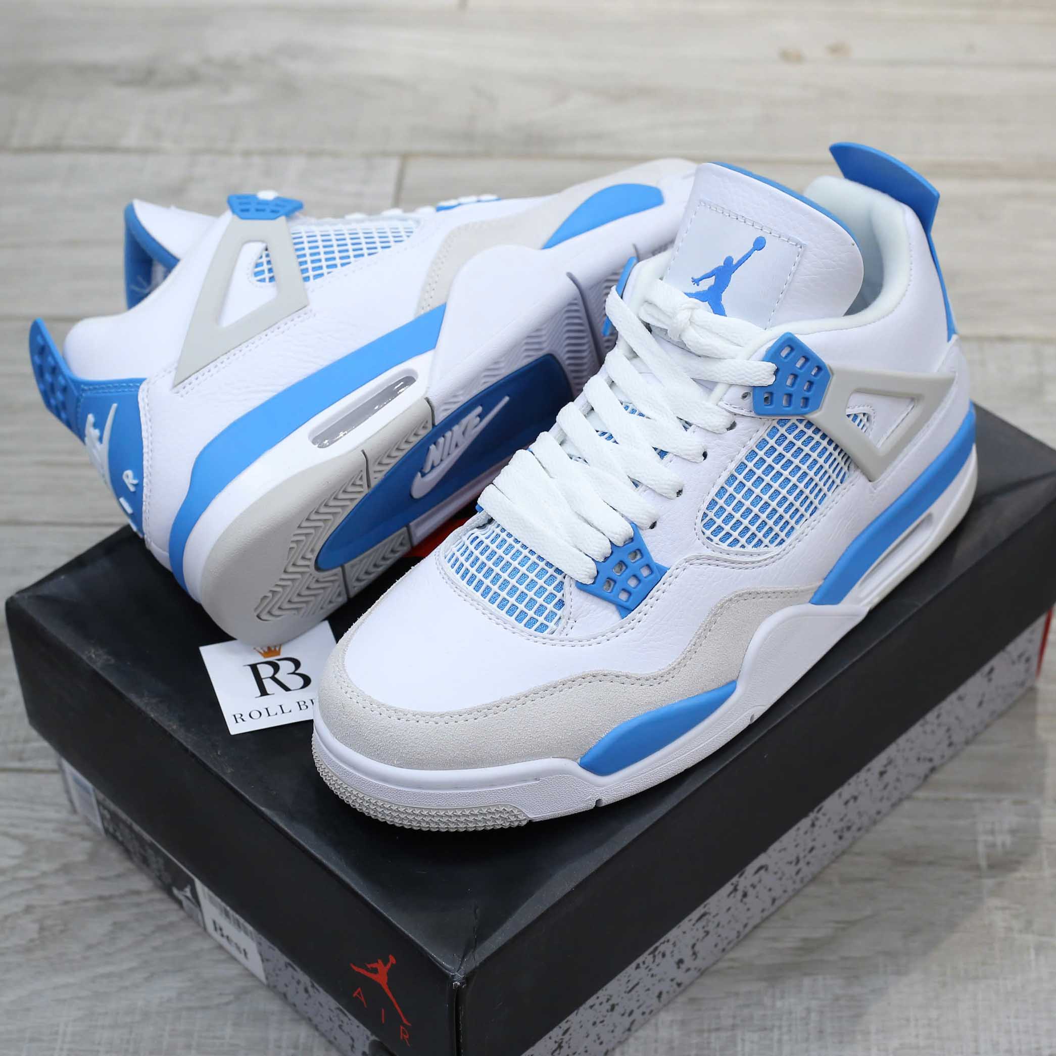 Giày Nike Air Jordan 4 Retro ‘Military Blue’ Best Quality