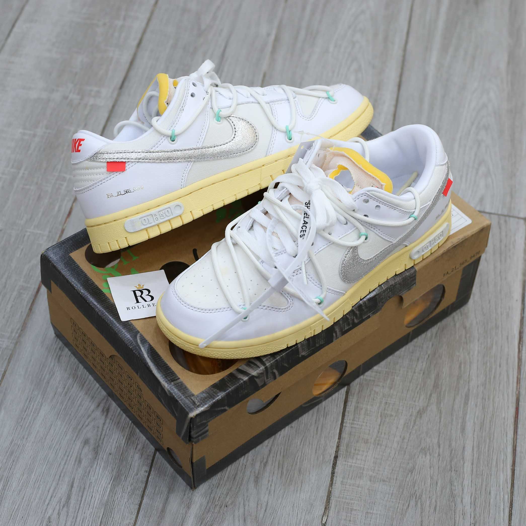 Giày Nike Off-White x Dunk Low ‘Lot 01 Of 50’ Best Quality
