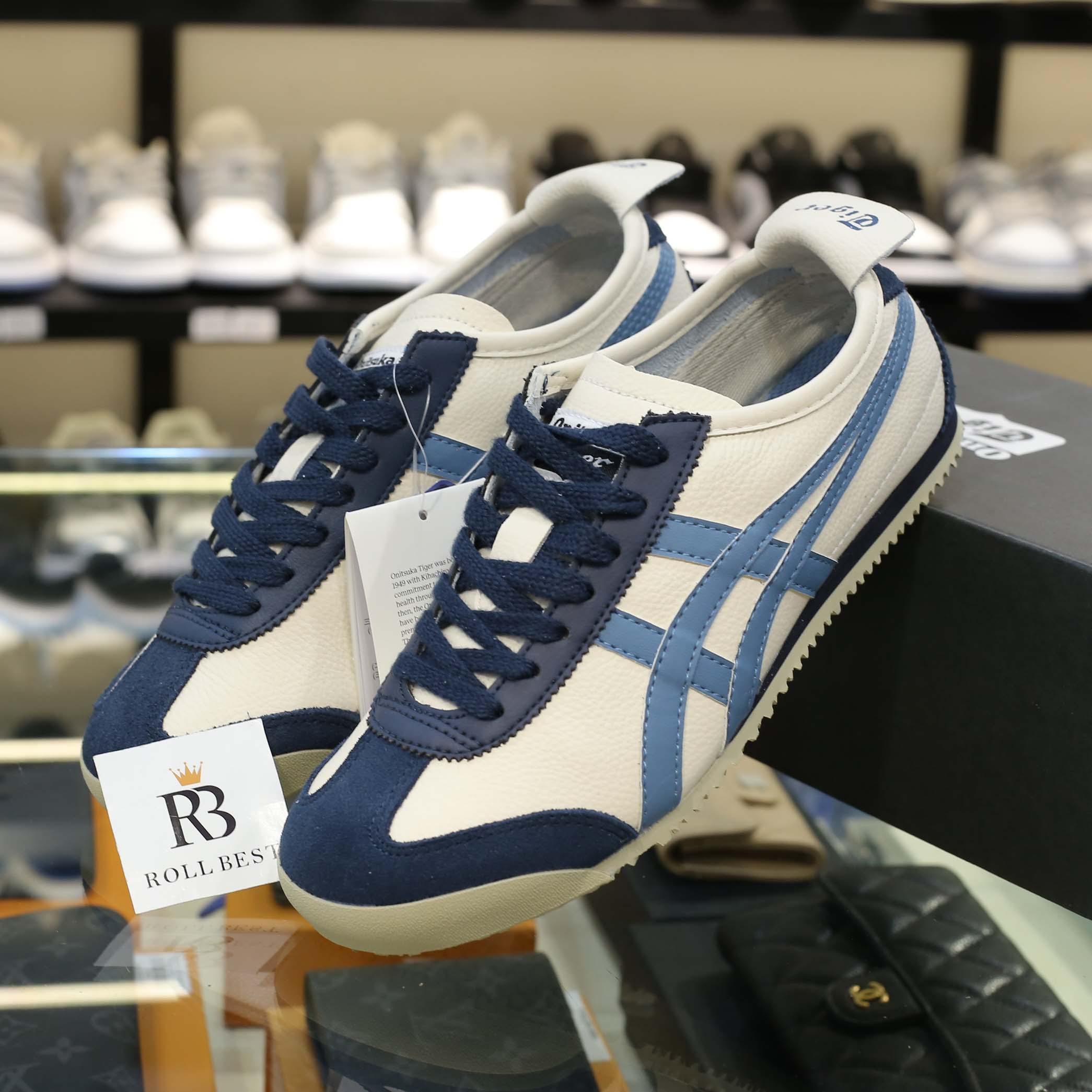 Giày Onitsuka Tiger Mexico 66 CreamGrey Floss Best Quality