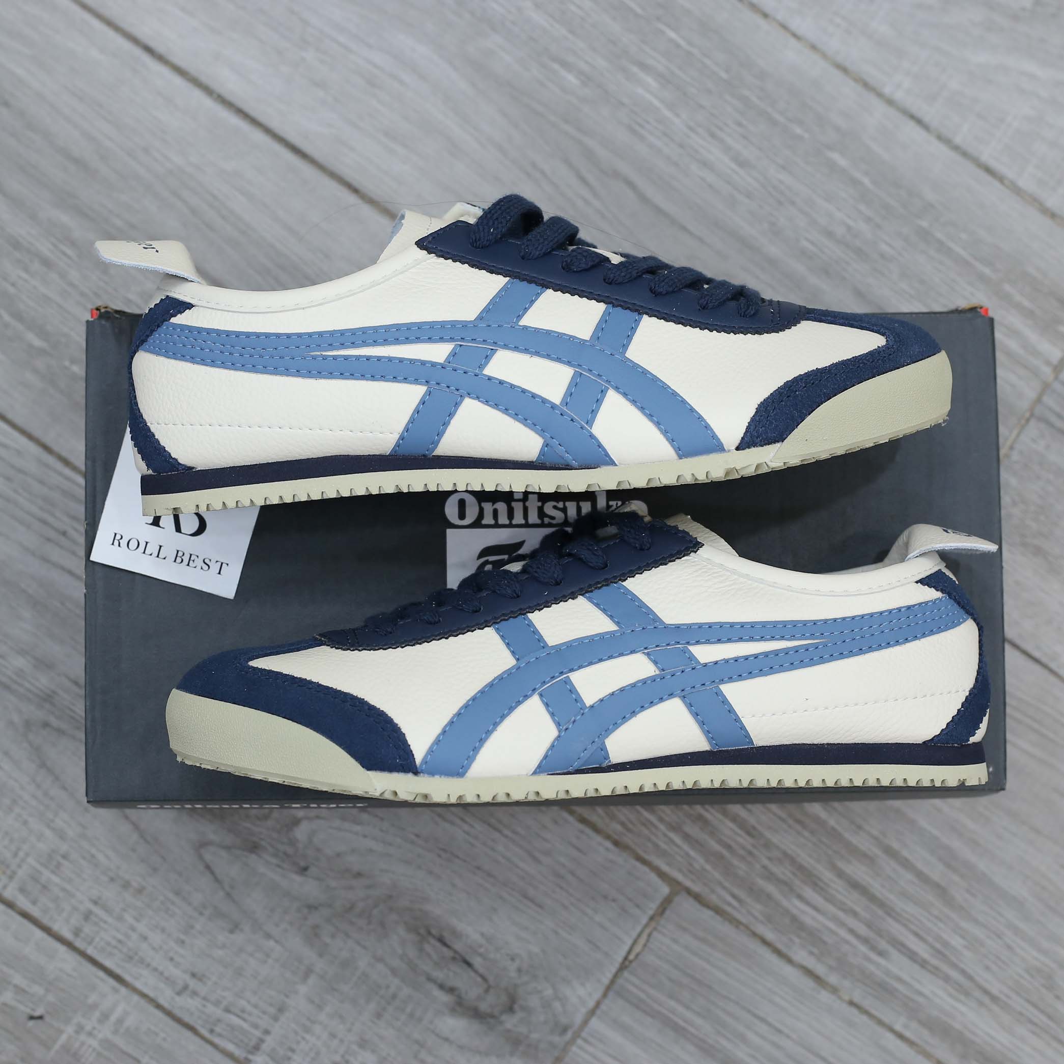 Giày Onitsuka Tiger Mexico 66 CreamGrey Floss Best Quality