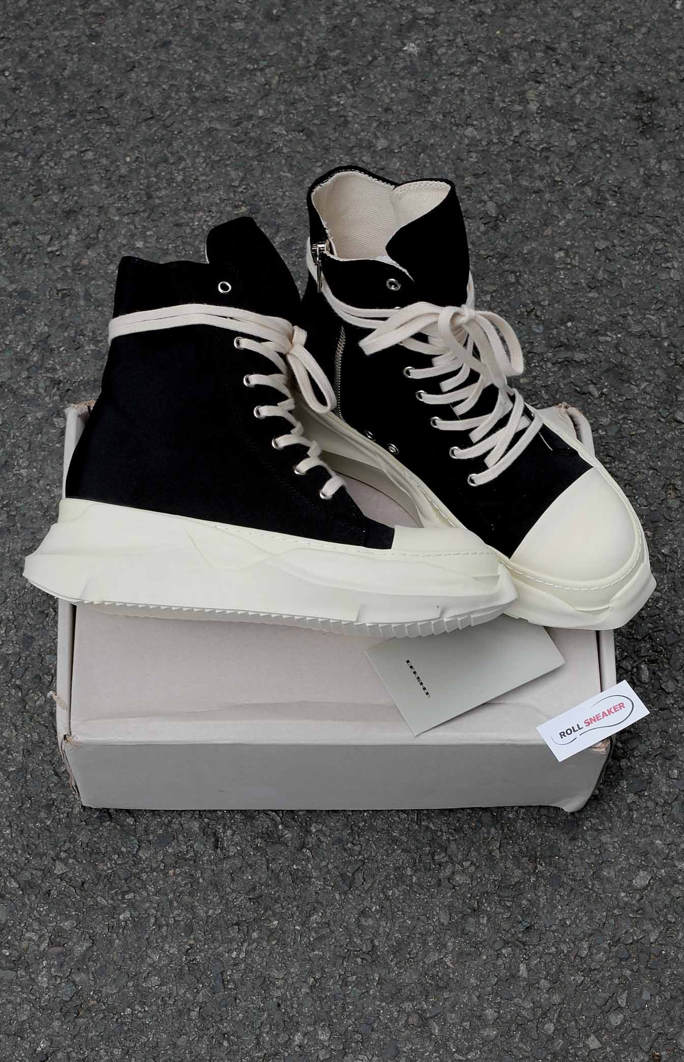 Giày Rick Owens drkshdw High-Top Abstract Ramones Best Quality