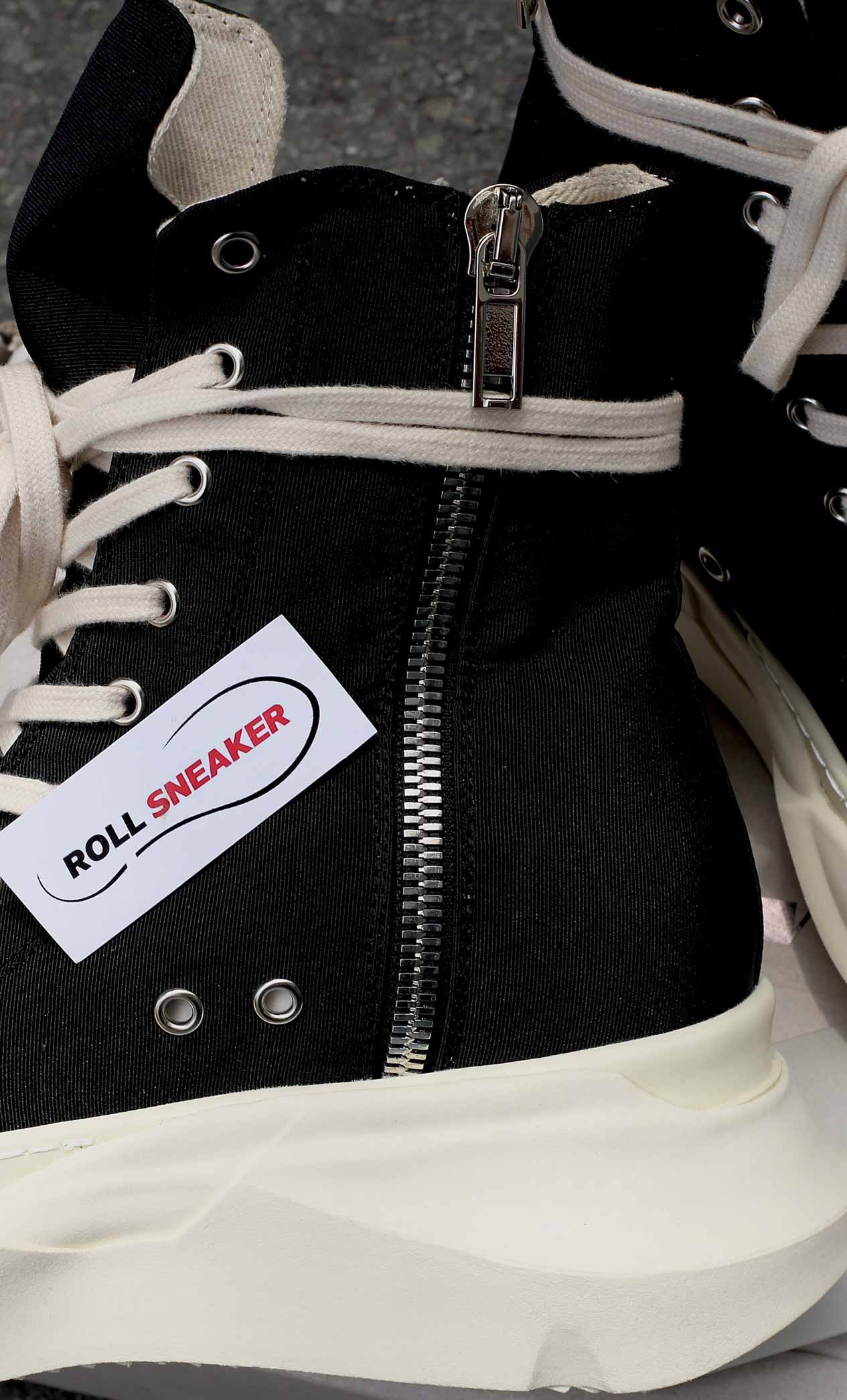 Giày Rick Owens drkshdw High-Top Abstract Ramones Best Quality