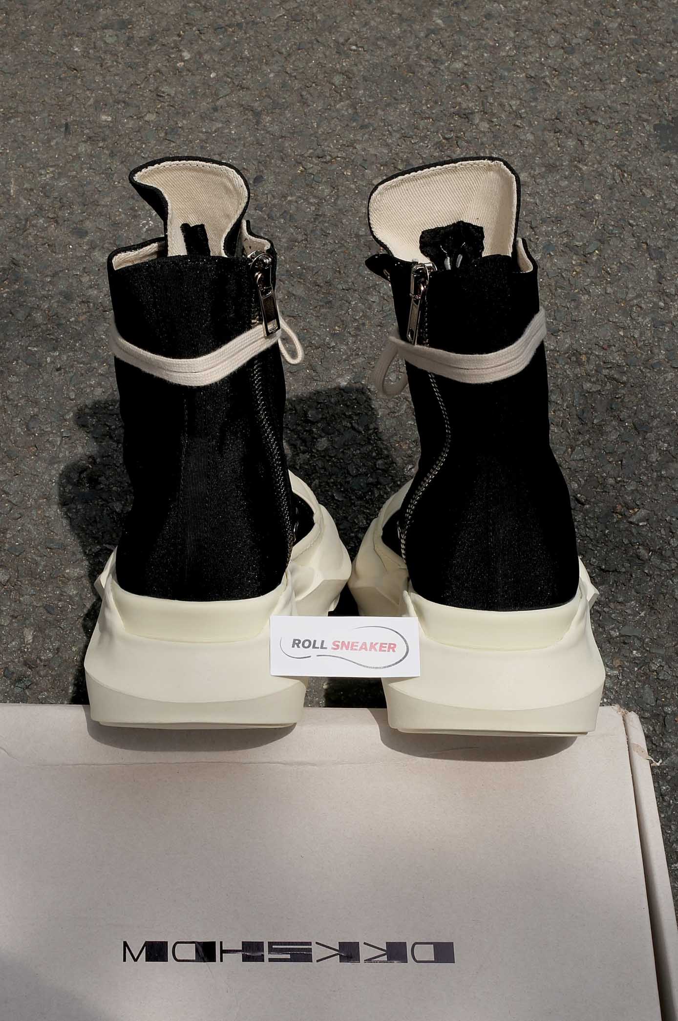 Giày Rick Owens drkshdw High-Top Abstract Ramones Best Quality