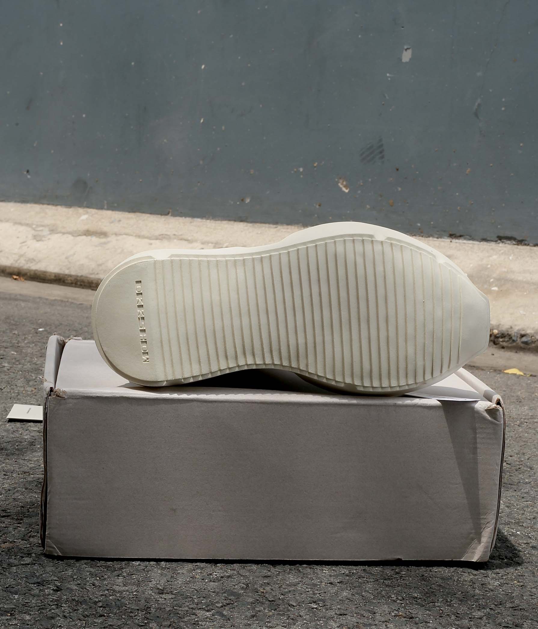 Giày Rick Owens drkshdw High-Top Abstract Ramones Best Quality