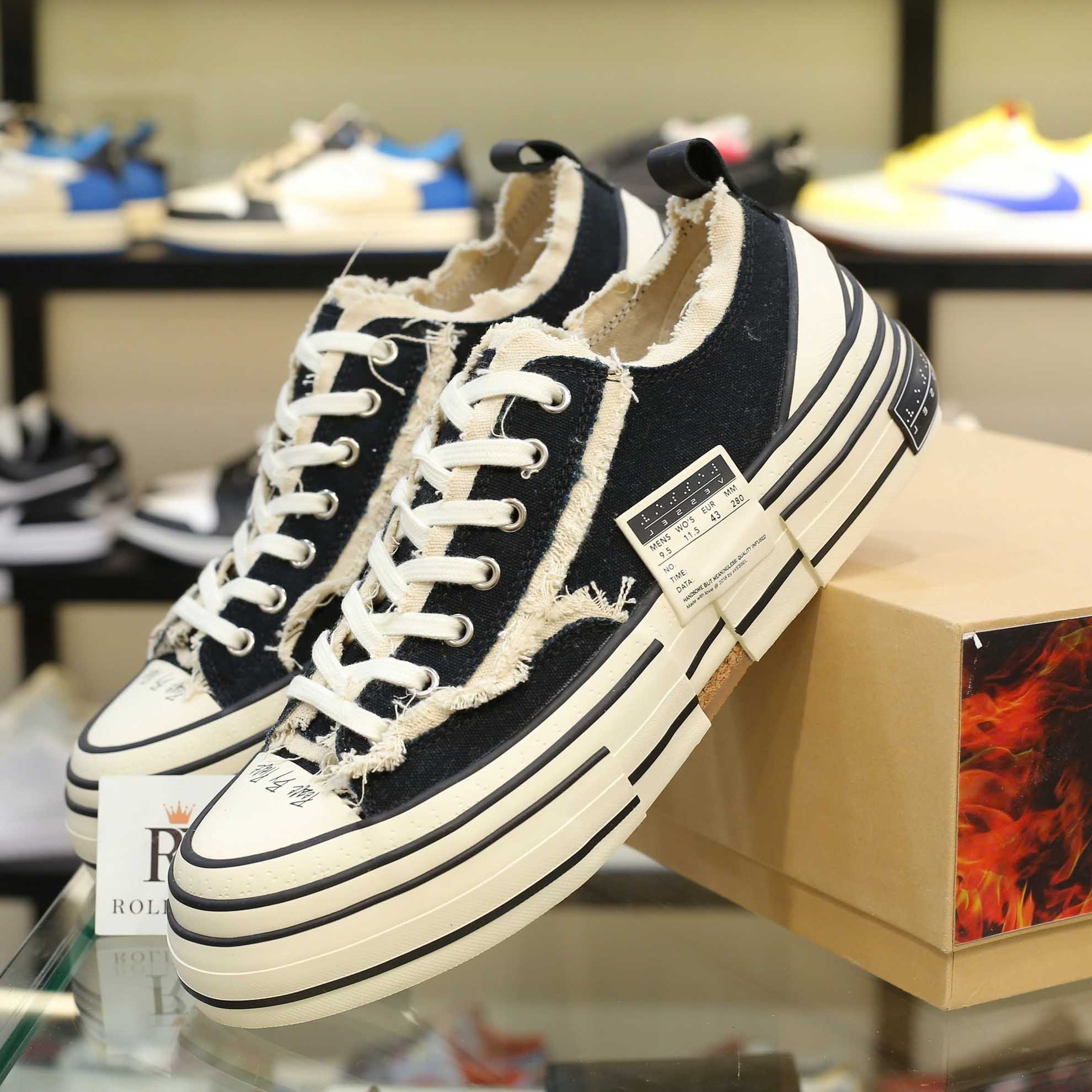 Giày Xvessel G.O.P lows black Best Quality