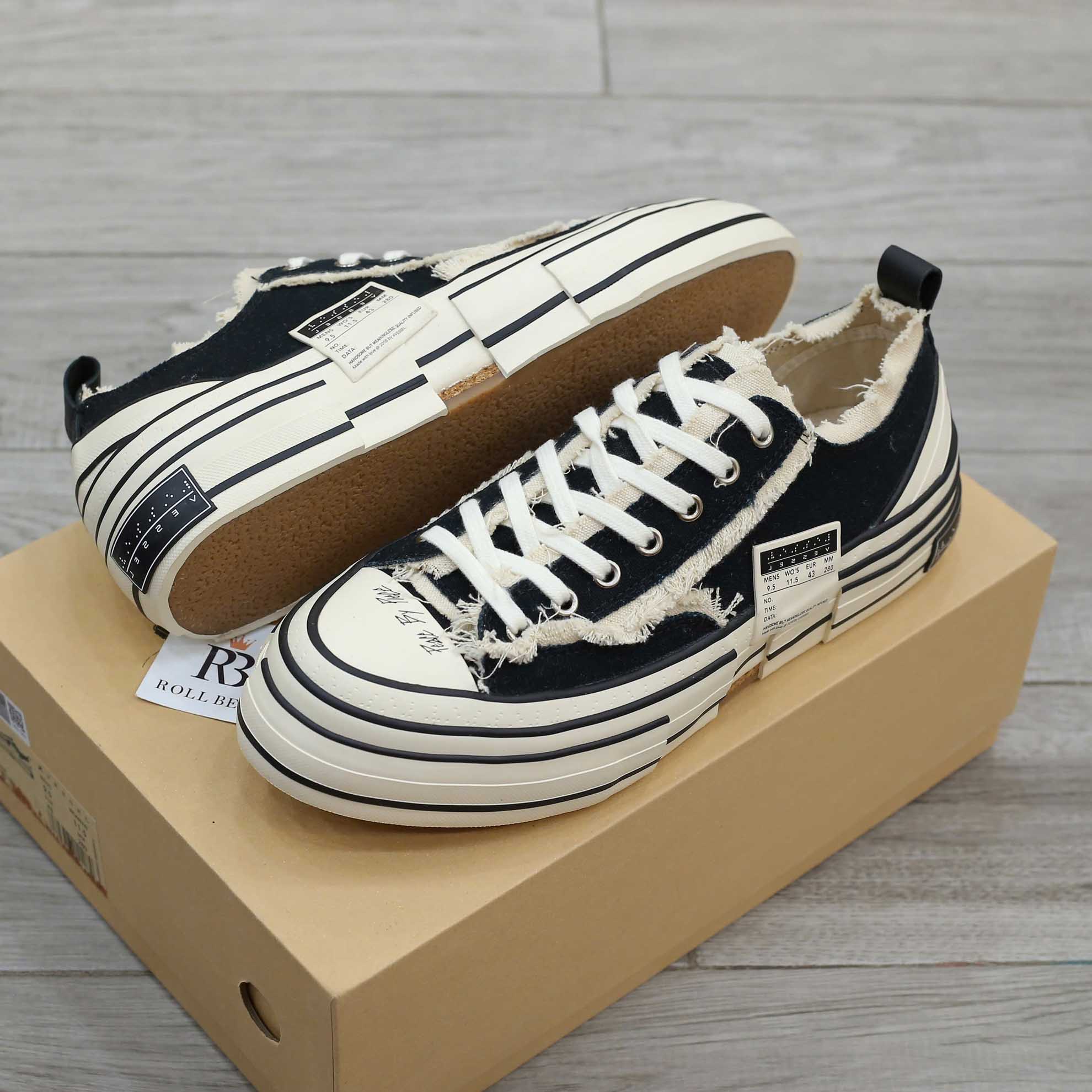 Giày Xvessel G.O.P lows black Best Quality