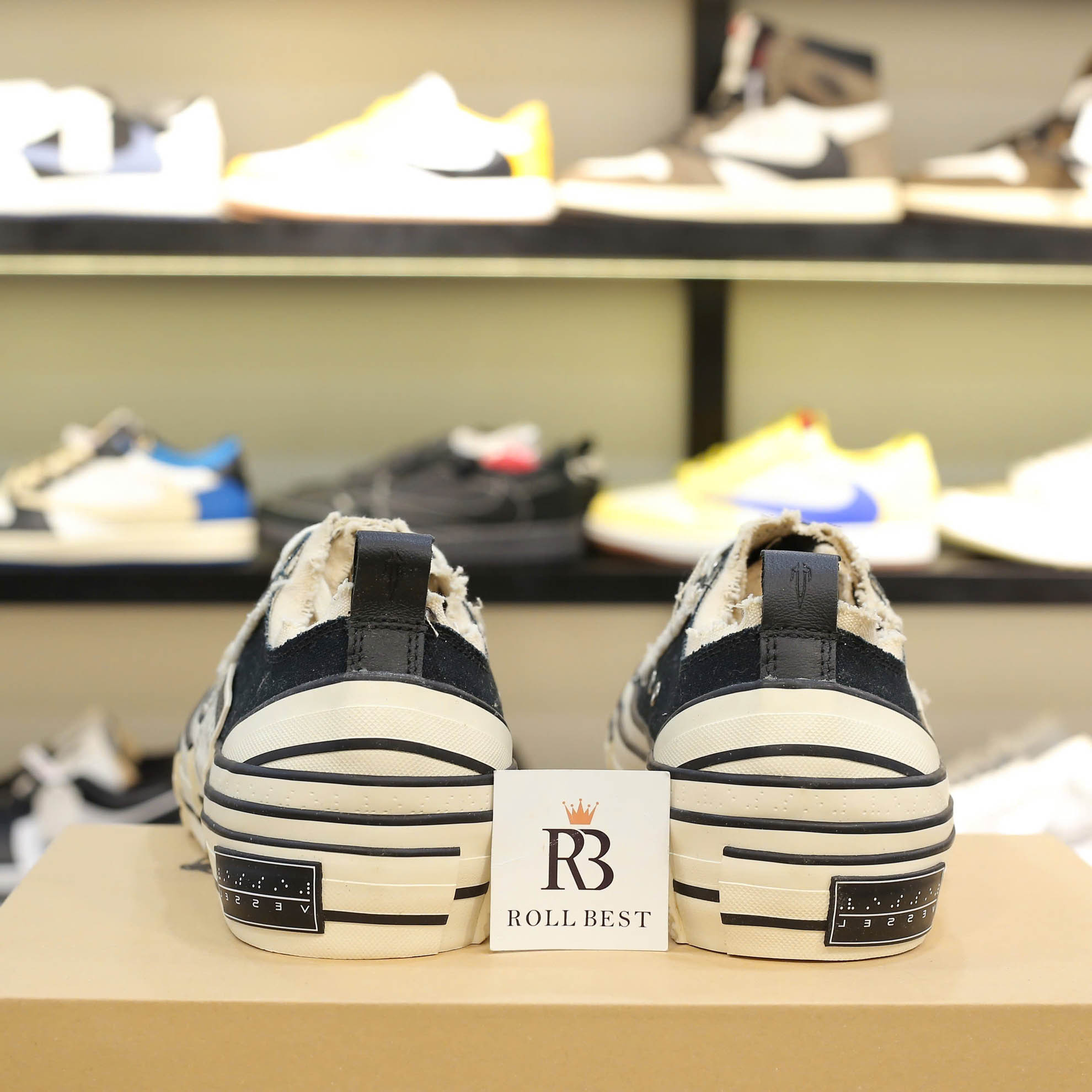 Giày Xvessel G.O.P lows black Best Quality