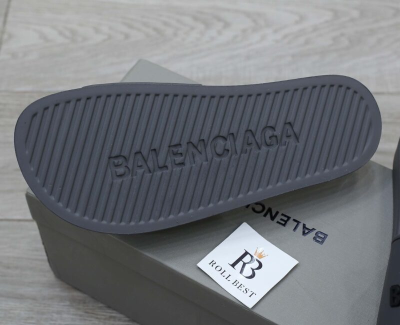 Dép Balenciaga Pool Slide Grey Xám Best Quality