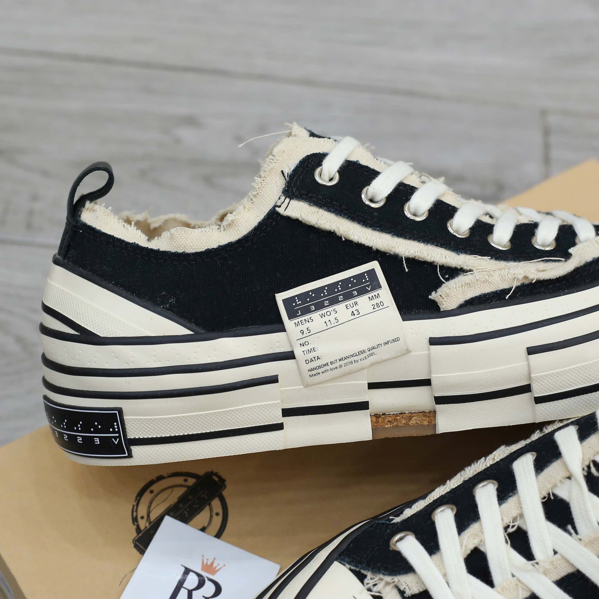 Giày Xvessel G.O.P lows black Best Quality