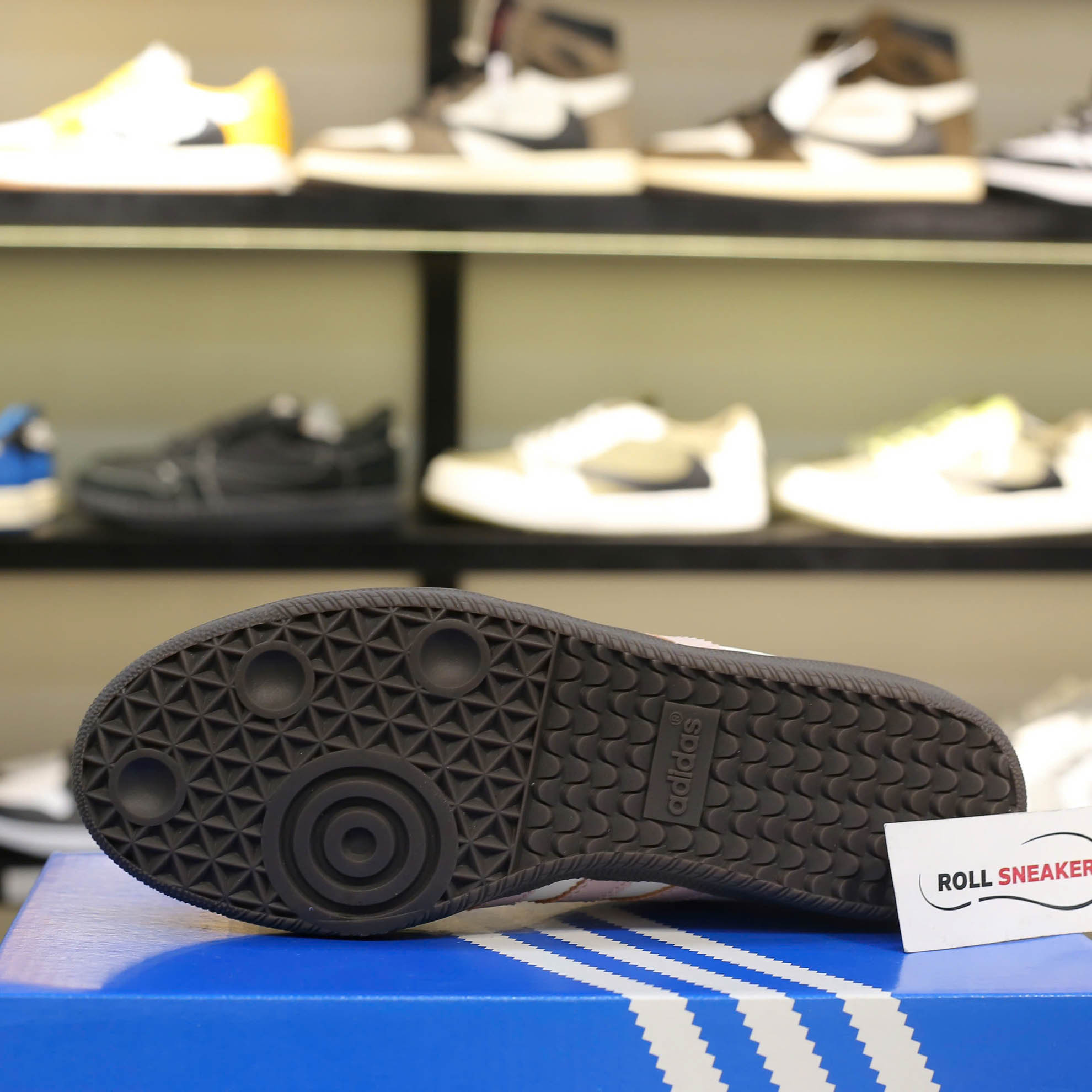 Giày Adidas Samba OG ‘Cloud White Wonder Quartz’ Like Auth