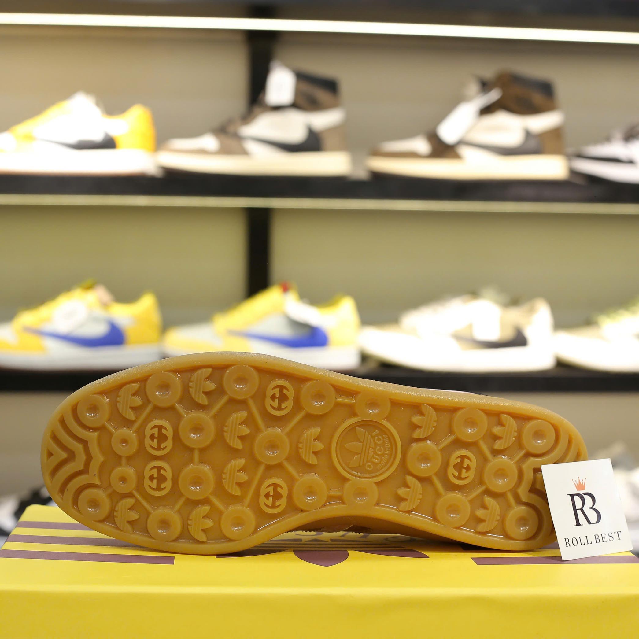 Giày Adidas x Gucci Gazelle Pink Velvet