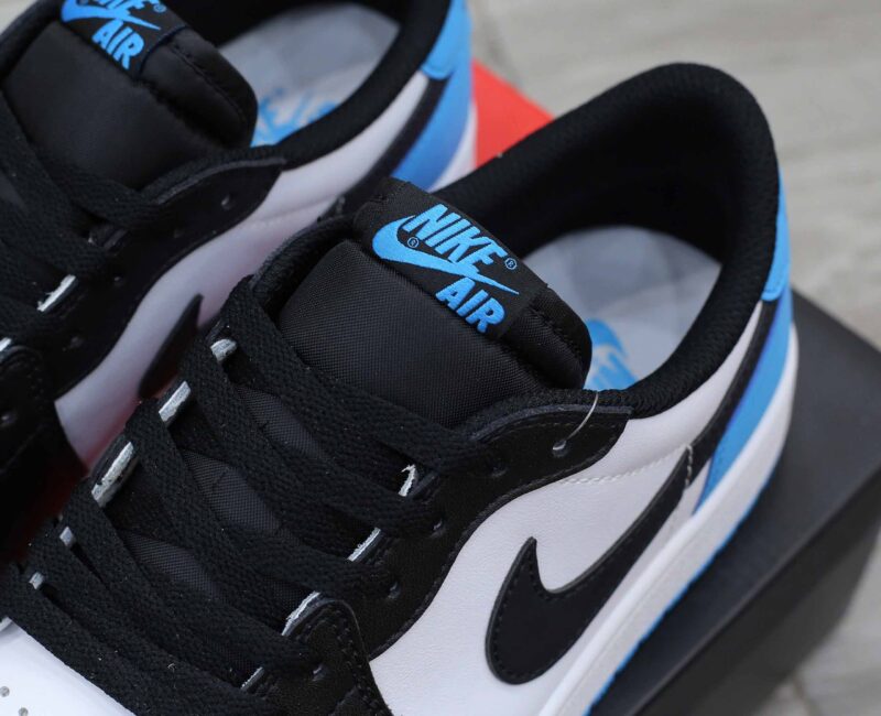 Giày Air Jordan 1 Retro Low OG – Black Dark Powder Blue Like Auth