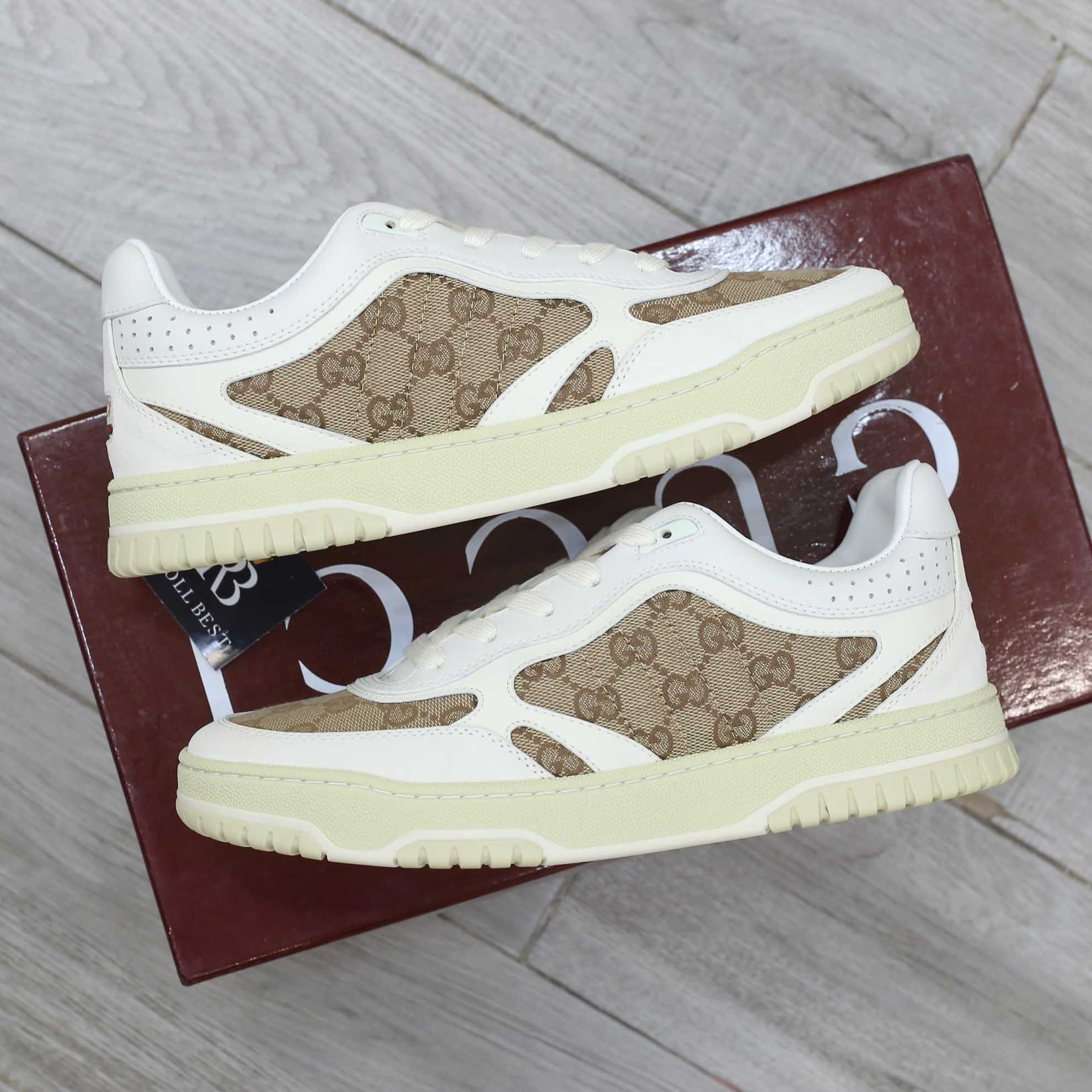 Giày Gucci Re-web Trainer 'White' Sneaker