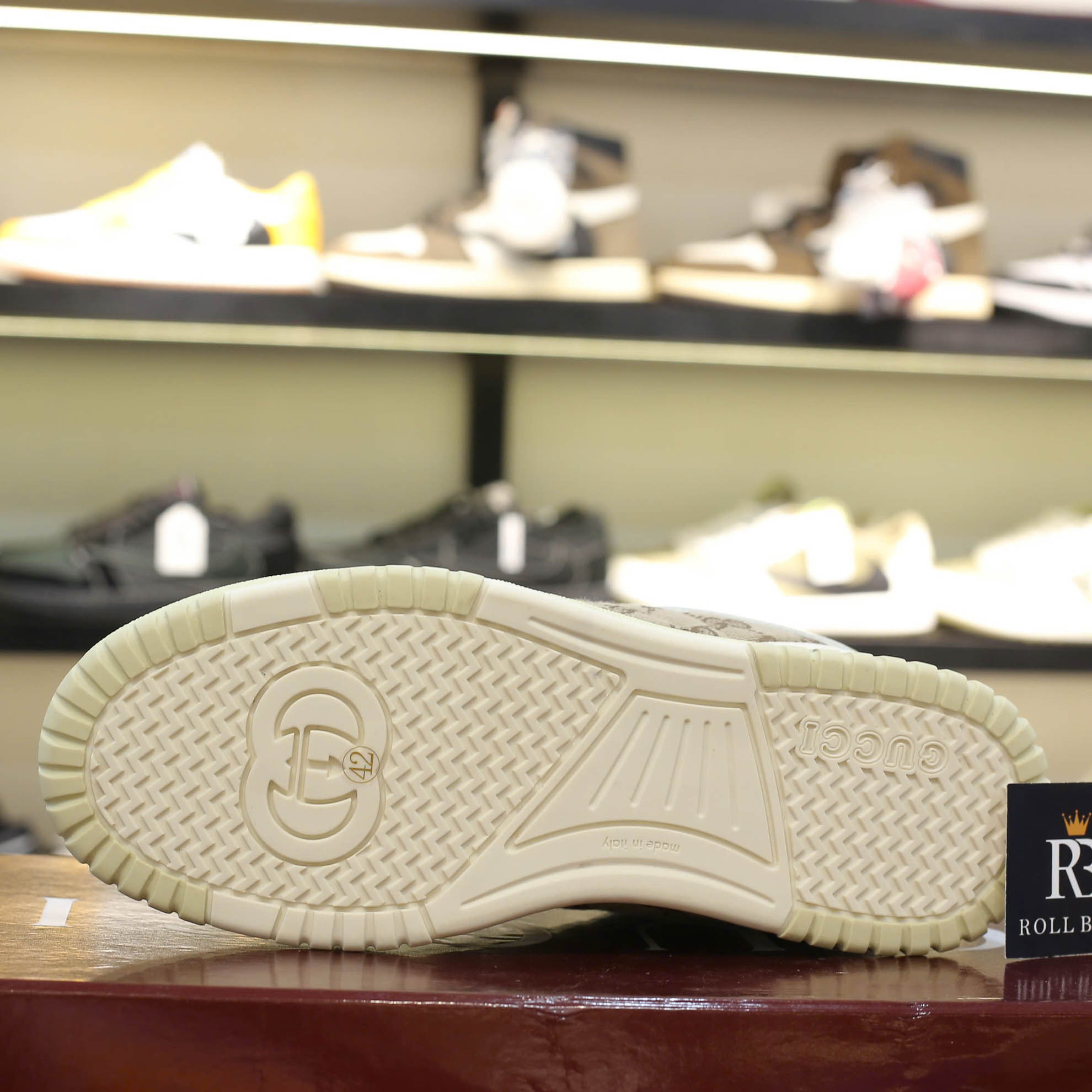 Giày Gucci Re-web Trainer 'White' Sneaker