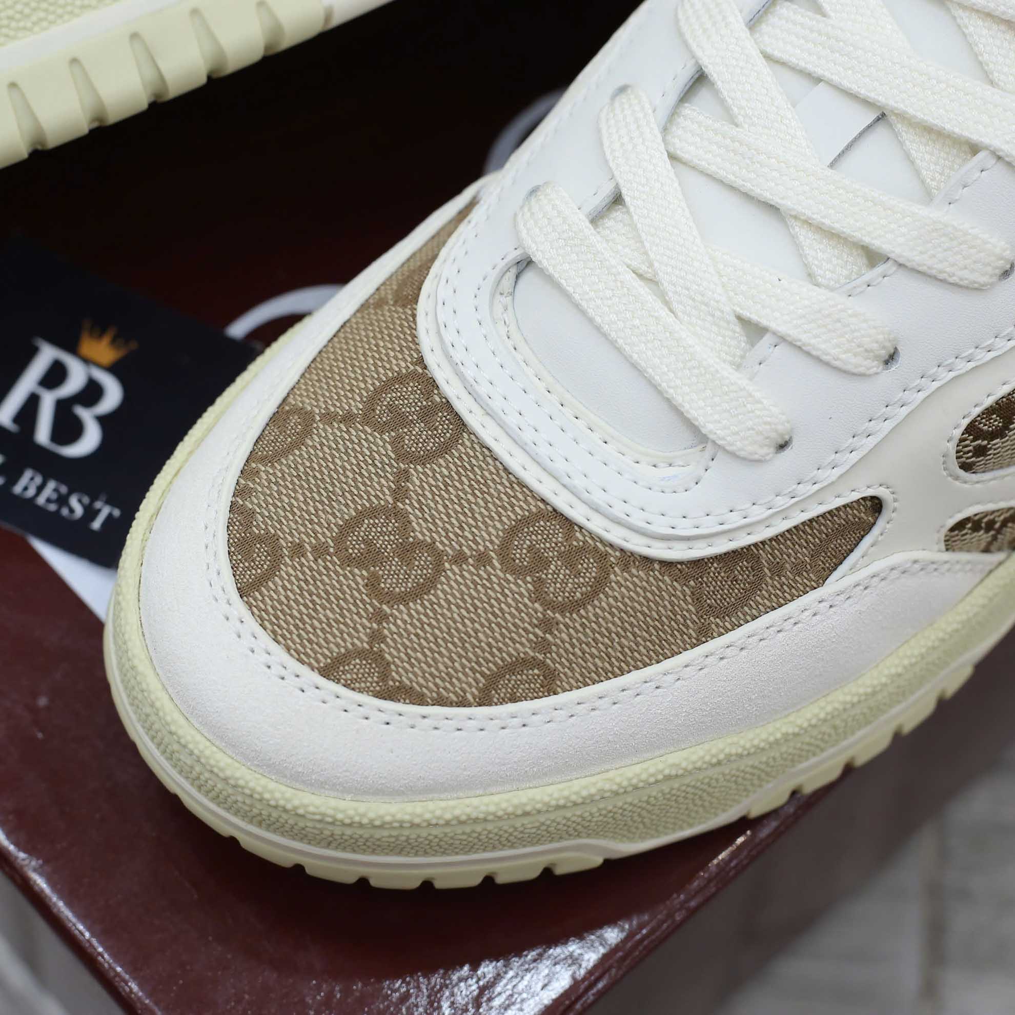 Giày Gucci Re-web Trainer 'White' Sneaker