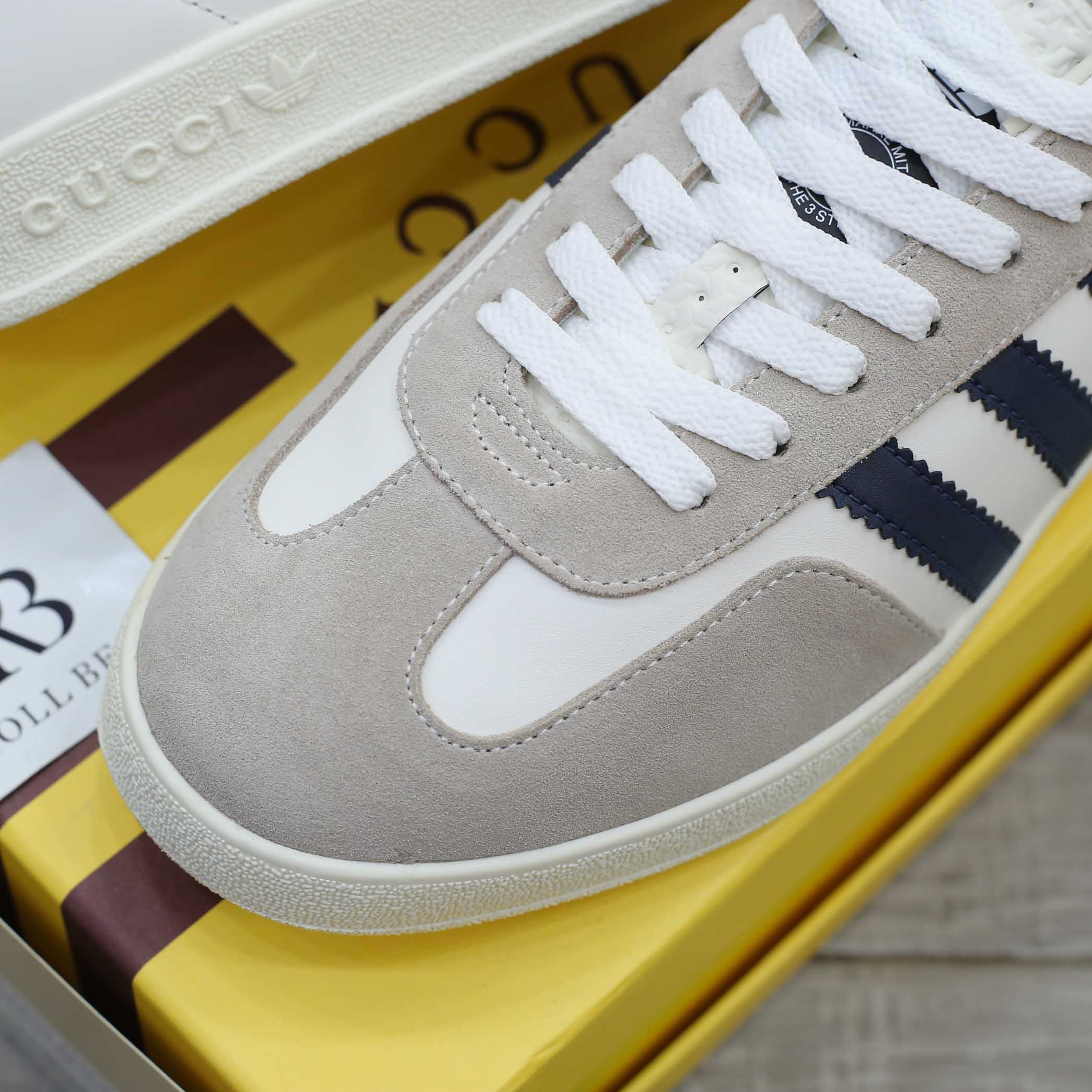 Giày Gucci x Adidas Women’s Gazelle ‘White’ Best Quality