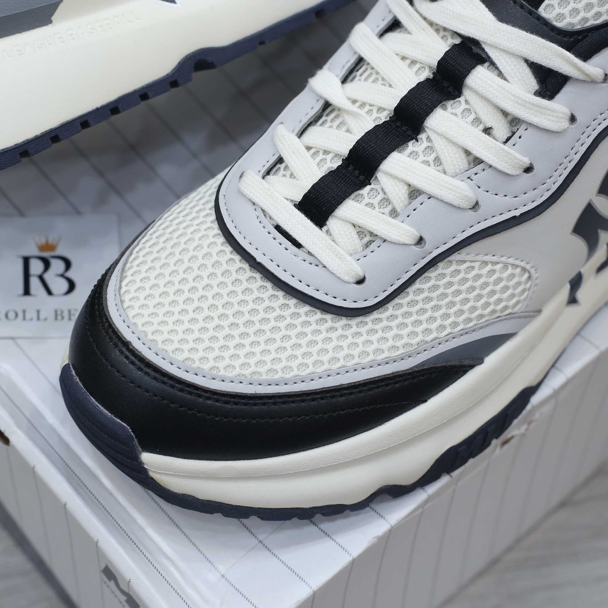 Giày MLB Chunky Runner NY ‘Black White’ Beat Quality