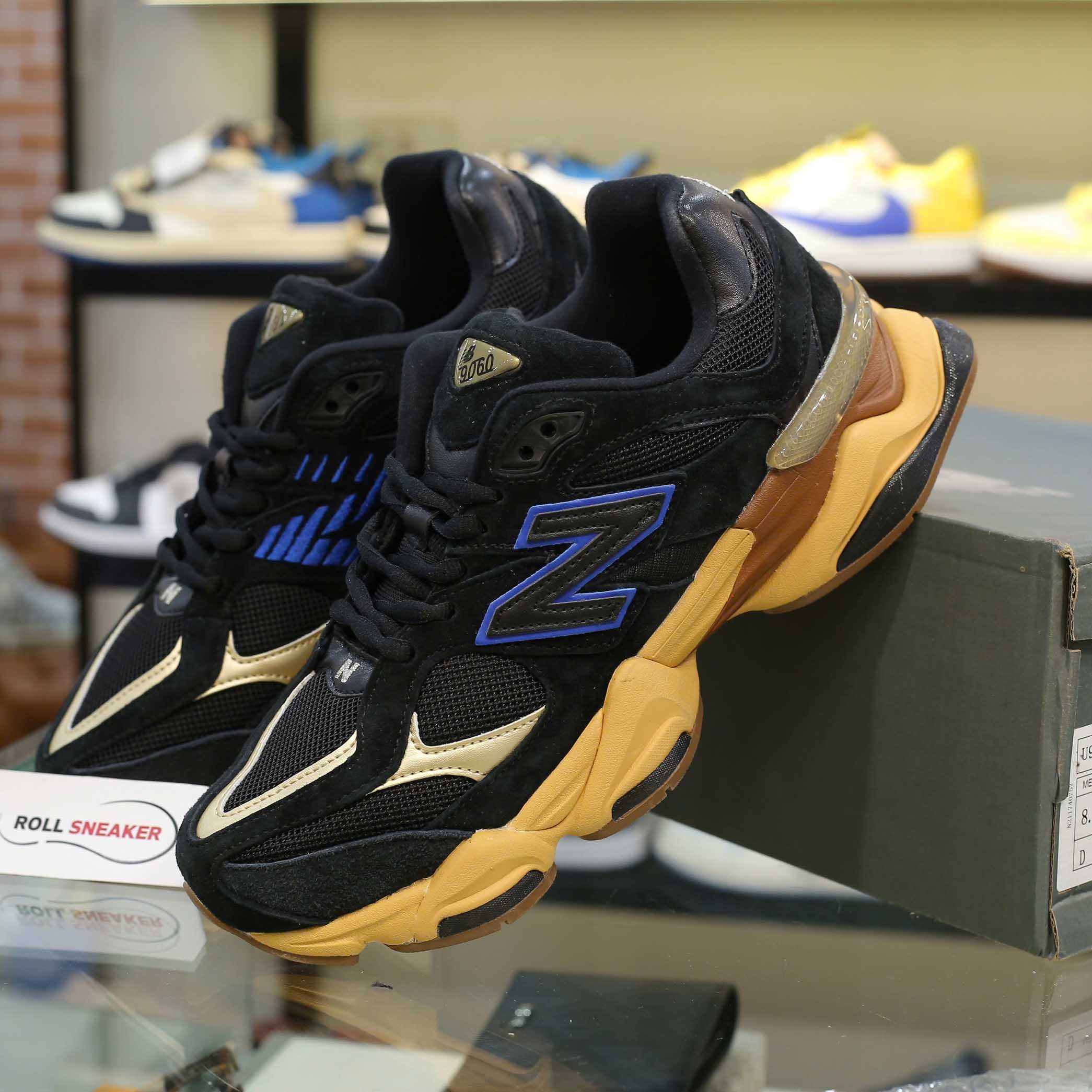 Giày New Balance 9060 'Black Royal Gum Men Like Auth