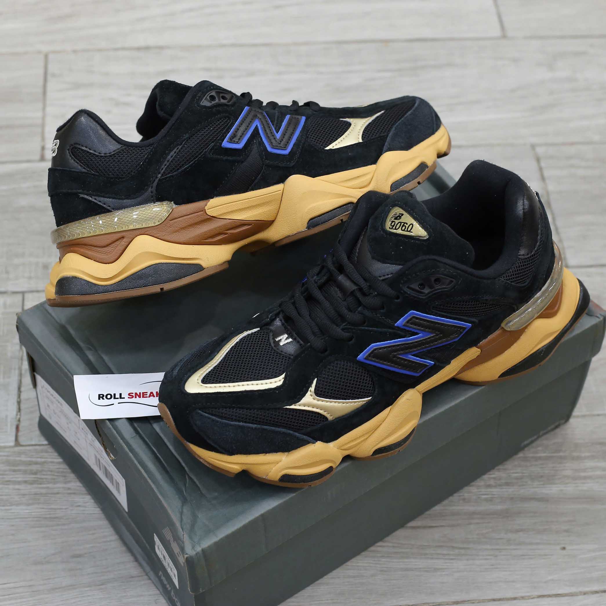 Giày New Balance 9060 'Black Royal Gum Men Like Auth