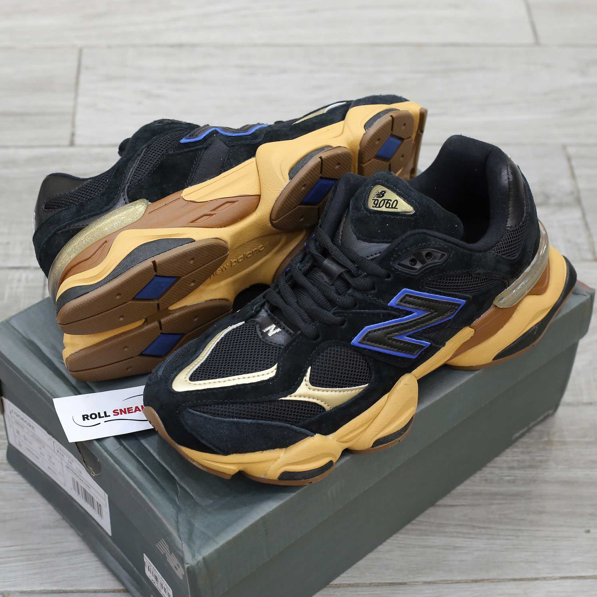 Giày New Balance 9060 'Black Royal Gum Men Like Auth