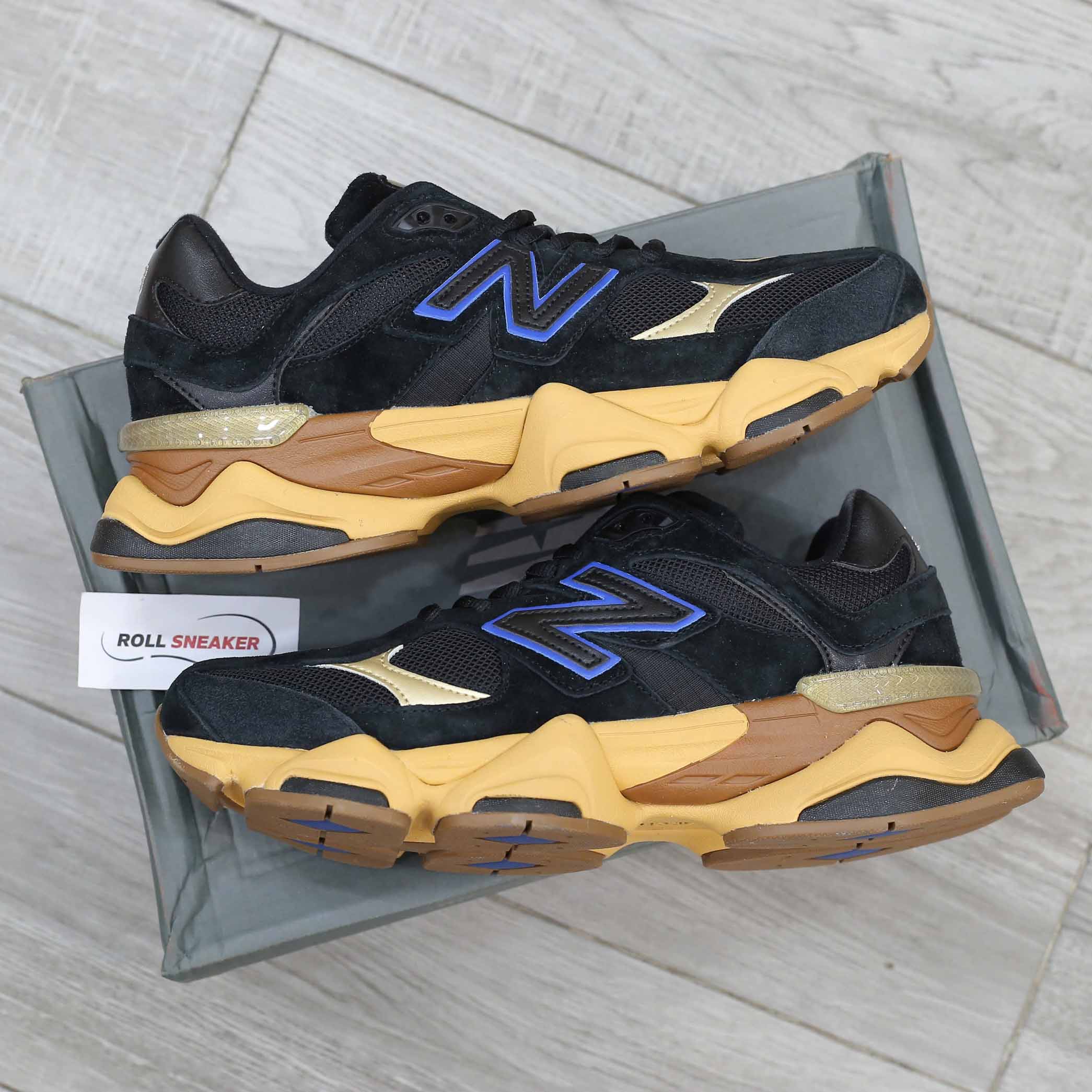 Giày New Balance 9060 'Black Royal Gum Men Like Auth