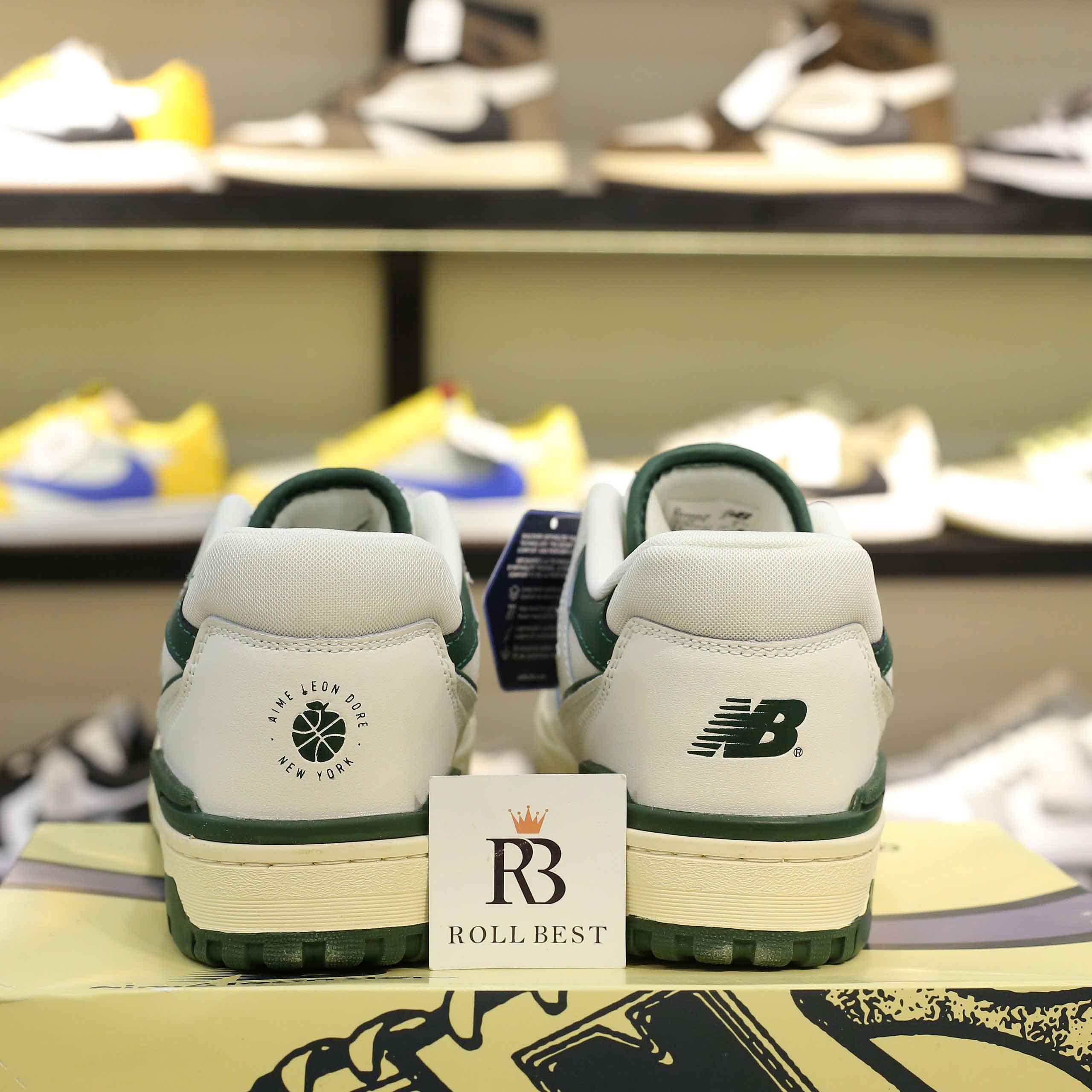 Giày New Balance Aimé Leon Dore x 550 Evergreen Best Quality
