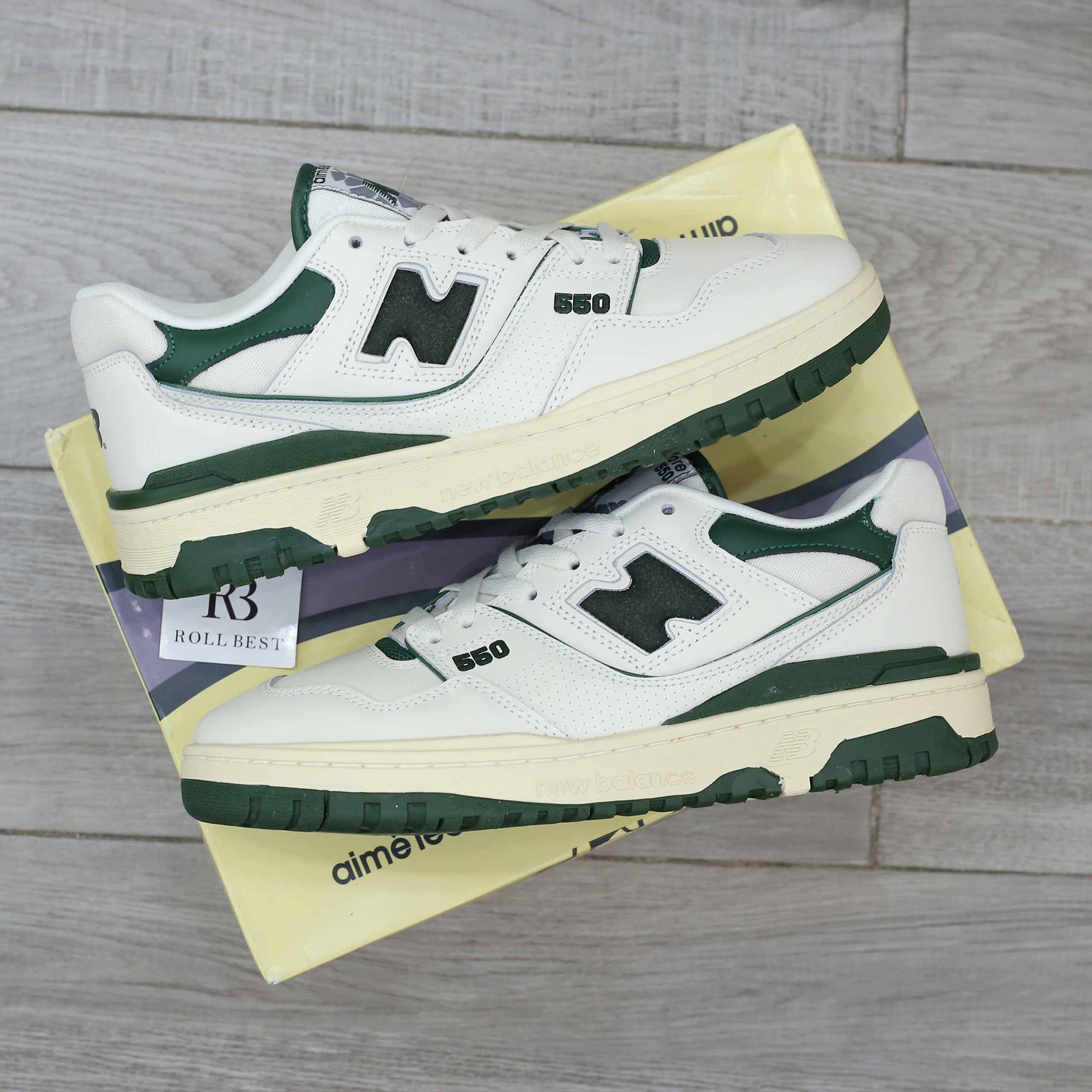 Giày New Balance Aimé Leon Dore x 550 Evergreen Best Quality