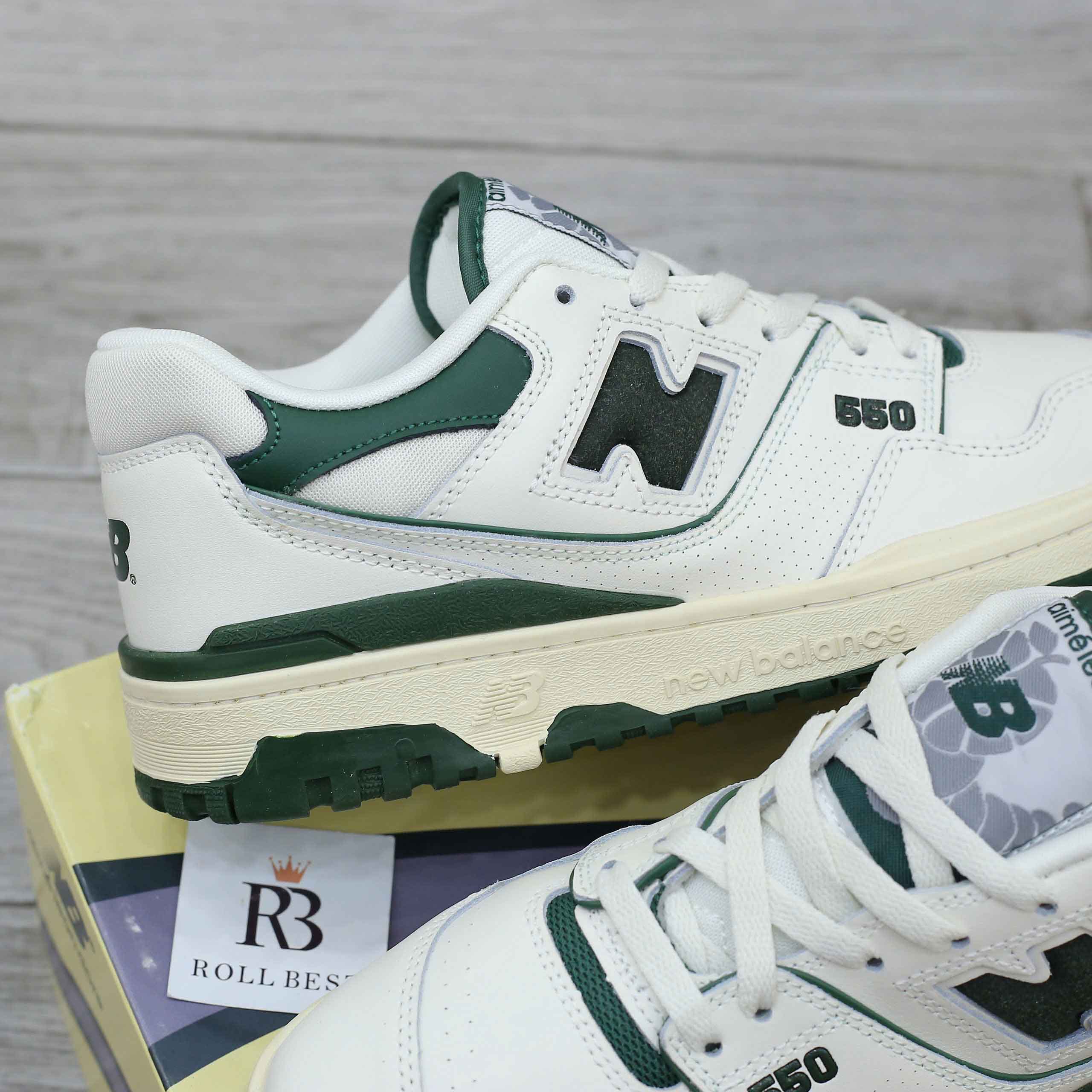 Giày New Balance Aimé Leon Dore x 550 Evergreen Best Quality