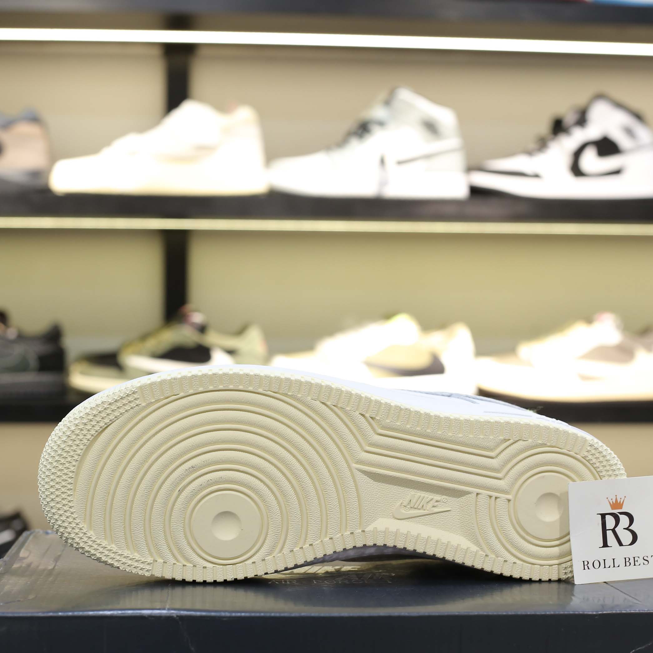 Giày Nike Air Force 1 Low Just Do It White Stitch Best Quality