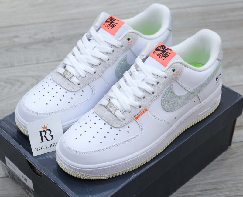 Giày Nike Air Force 1 Low Just Do It White Stitch Best Quality