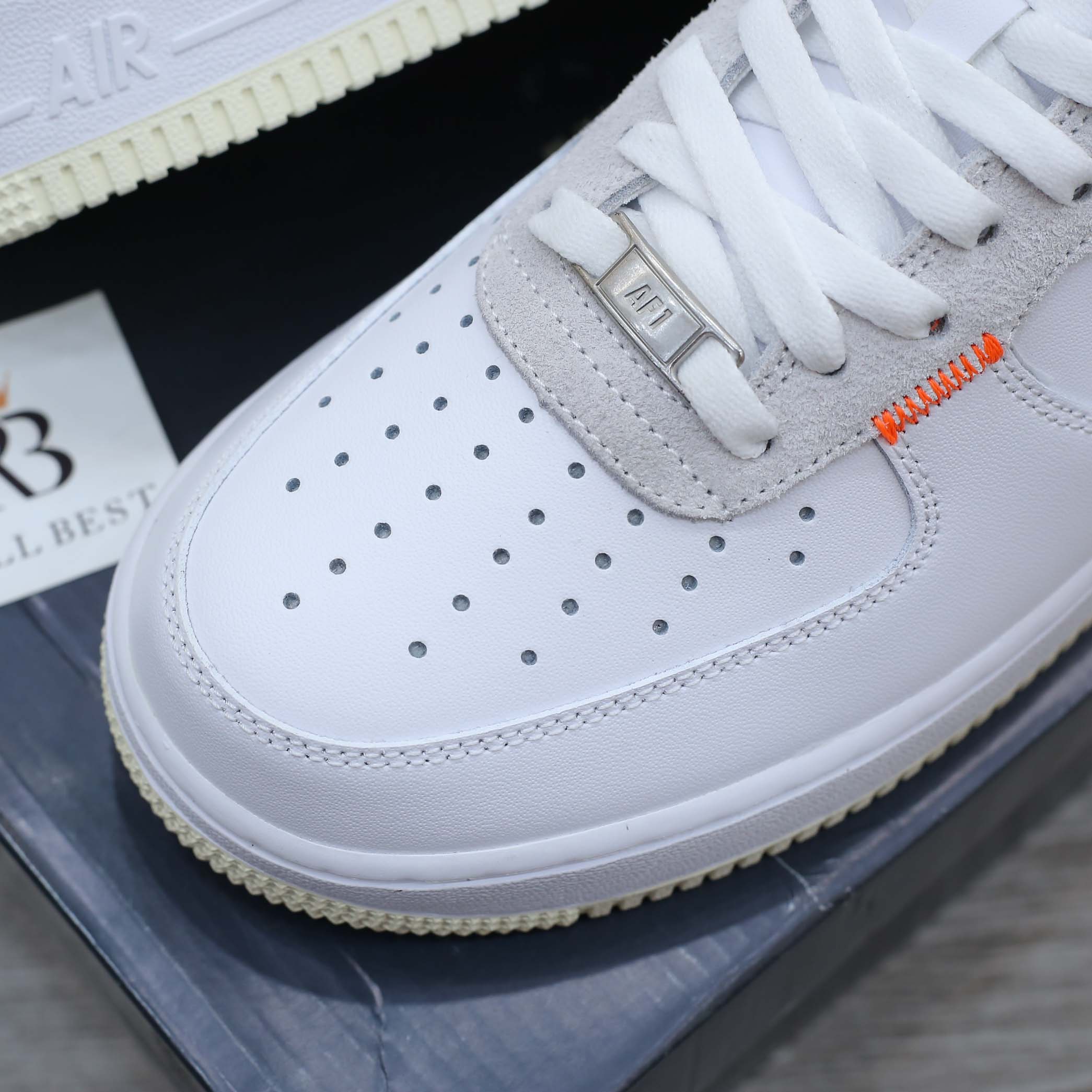 Giày Nike Air Force 1 Low Just Do It White Stitch Best Quality