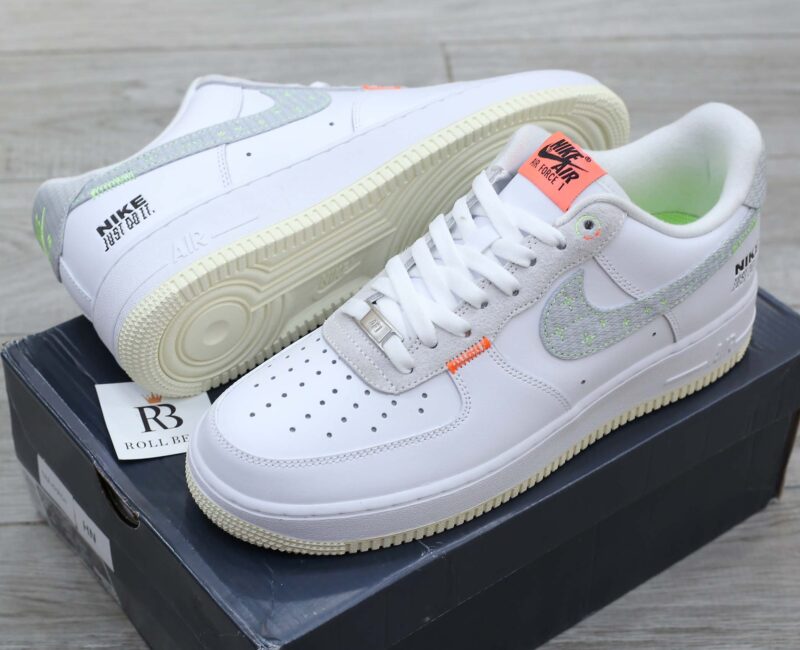Giày Nike Air Force 1 Low Just Do It White Stitch Best Quality