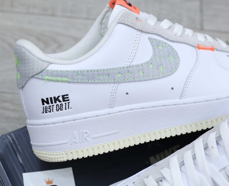 Giày Nike Air Force 1 Low Just Do It White Stitch Best Quality