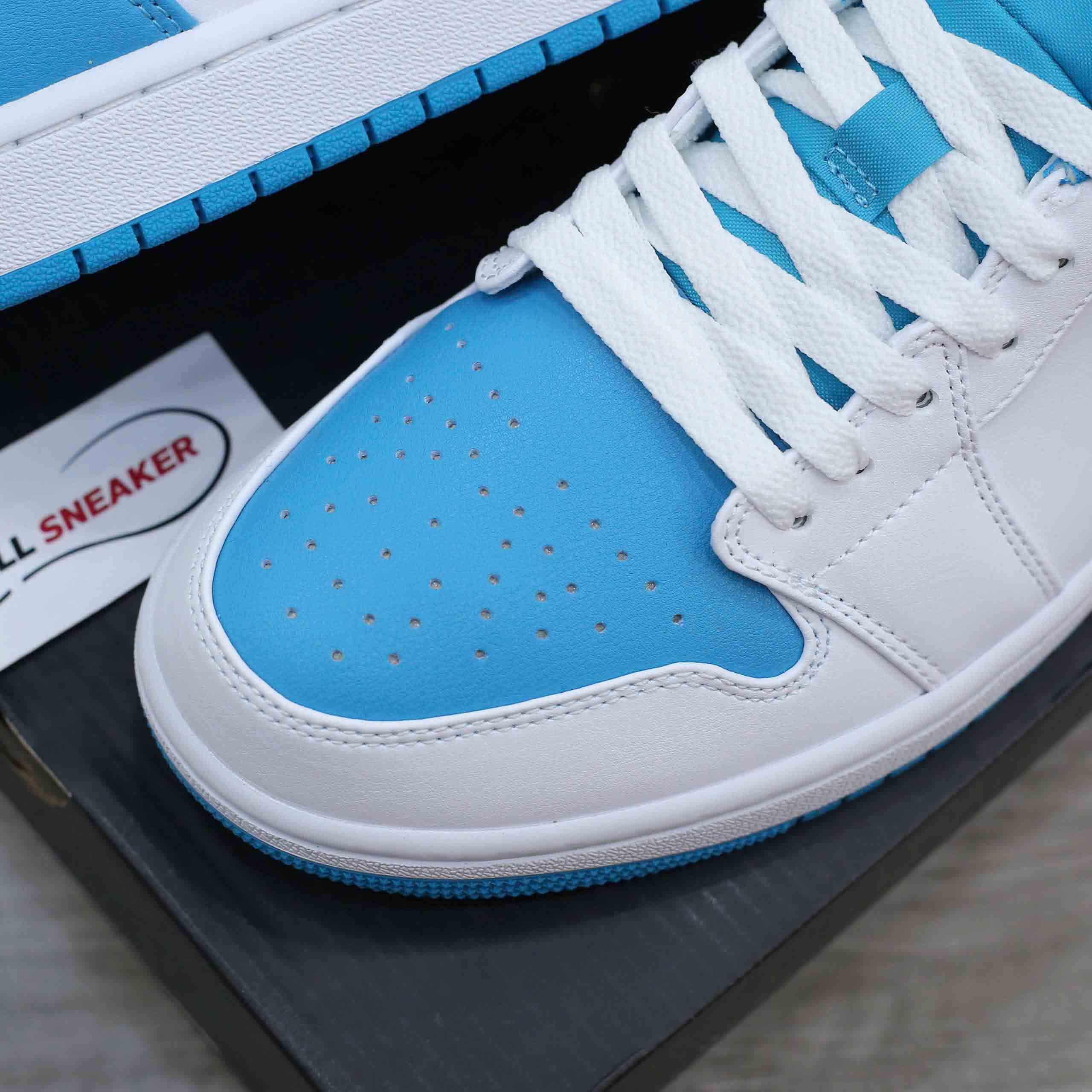 Giày Nike Air Jordan 1 Low Aquatone Like Auth