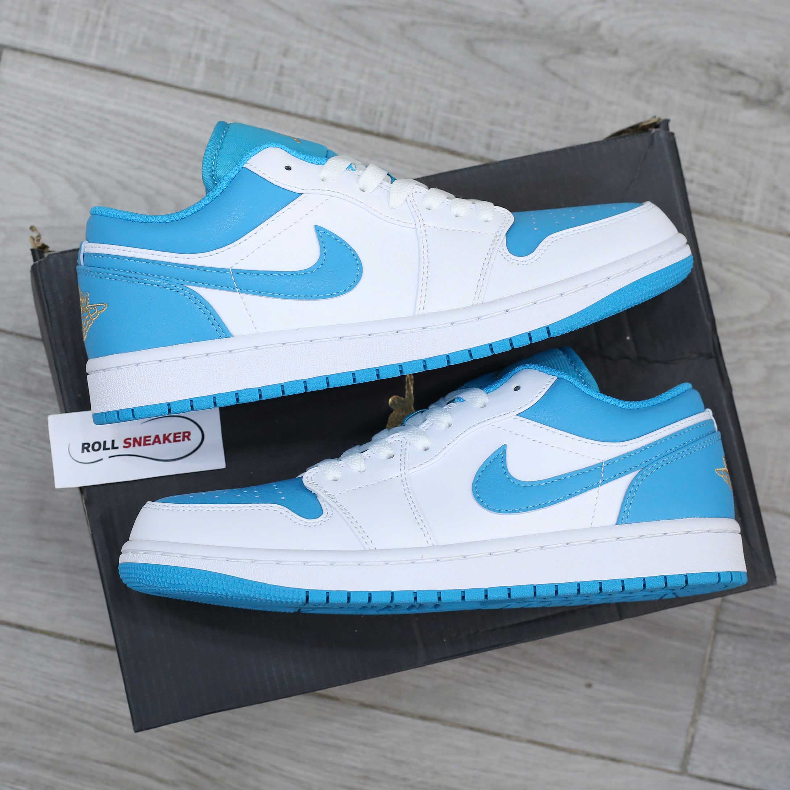 Giày Nike Air Jordan 1 Low Aquatone Like Auth